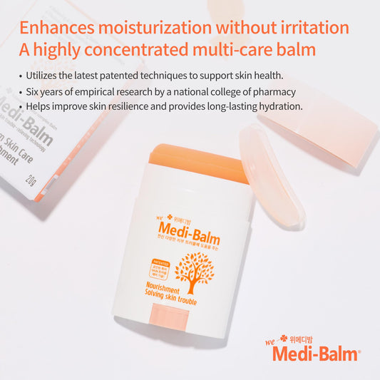 Astaxanthin Multi-Care Balm Stick – Soothing & Moisturizing for Dry, Sensitive Skin | Safe for Babies, Kids & Adults | Natural, Steroid-Free | wemedibalm (20g / 0.70 oz)