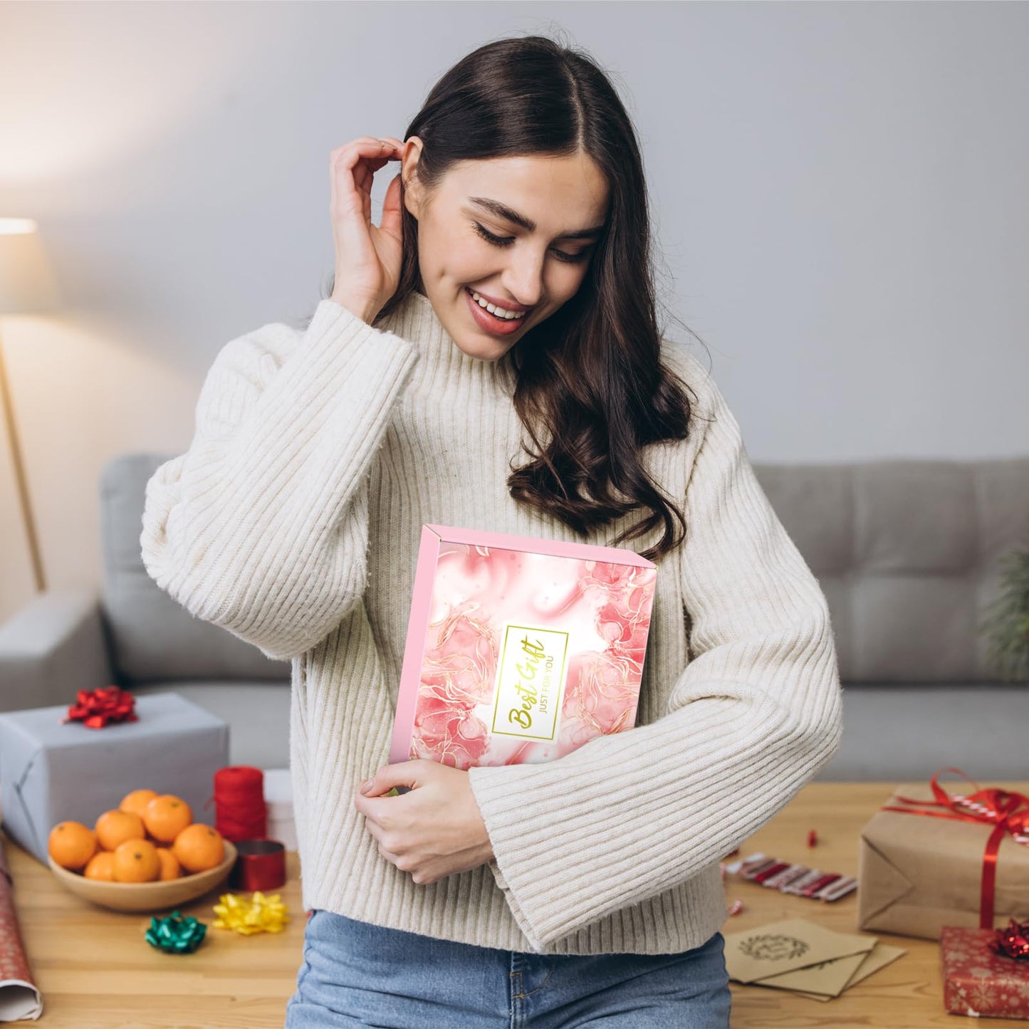 Luxury Spa Gift Basket Set with Bath Essentials,Birthday Gifts for Women, Perfect for Mother's Day, Valentine's Day - Unique Presents for Mom, Sister, Girlfriend, Wife, Teacher, Nurse