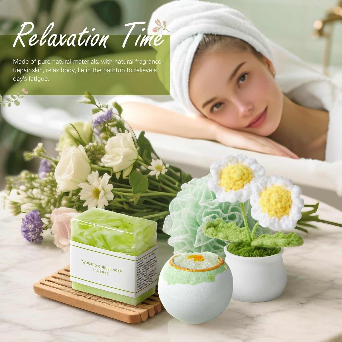 Toylink Get Well Soon Gift Basket for Women, Spa Self Care Gift Box with Plush Blanket, Sympathy Care Package for Women After Surgery, Birthday Think of You Gifts for Mom Her Sister Wife Feel Better