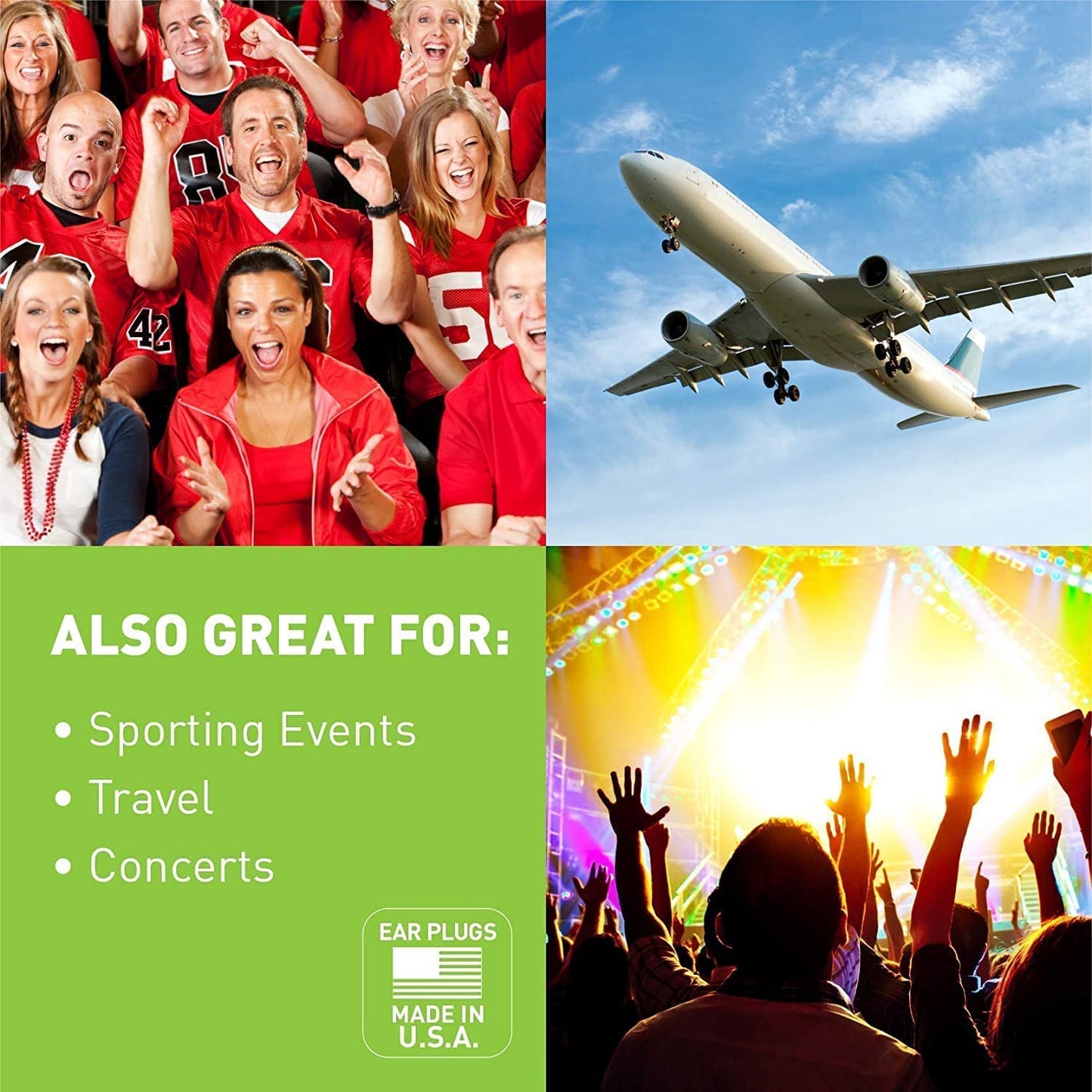 5 Pairs Soft Foam Hearing Protection Earplugs with Case