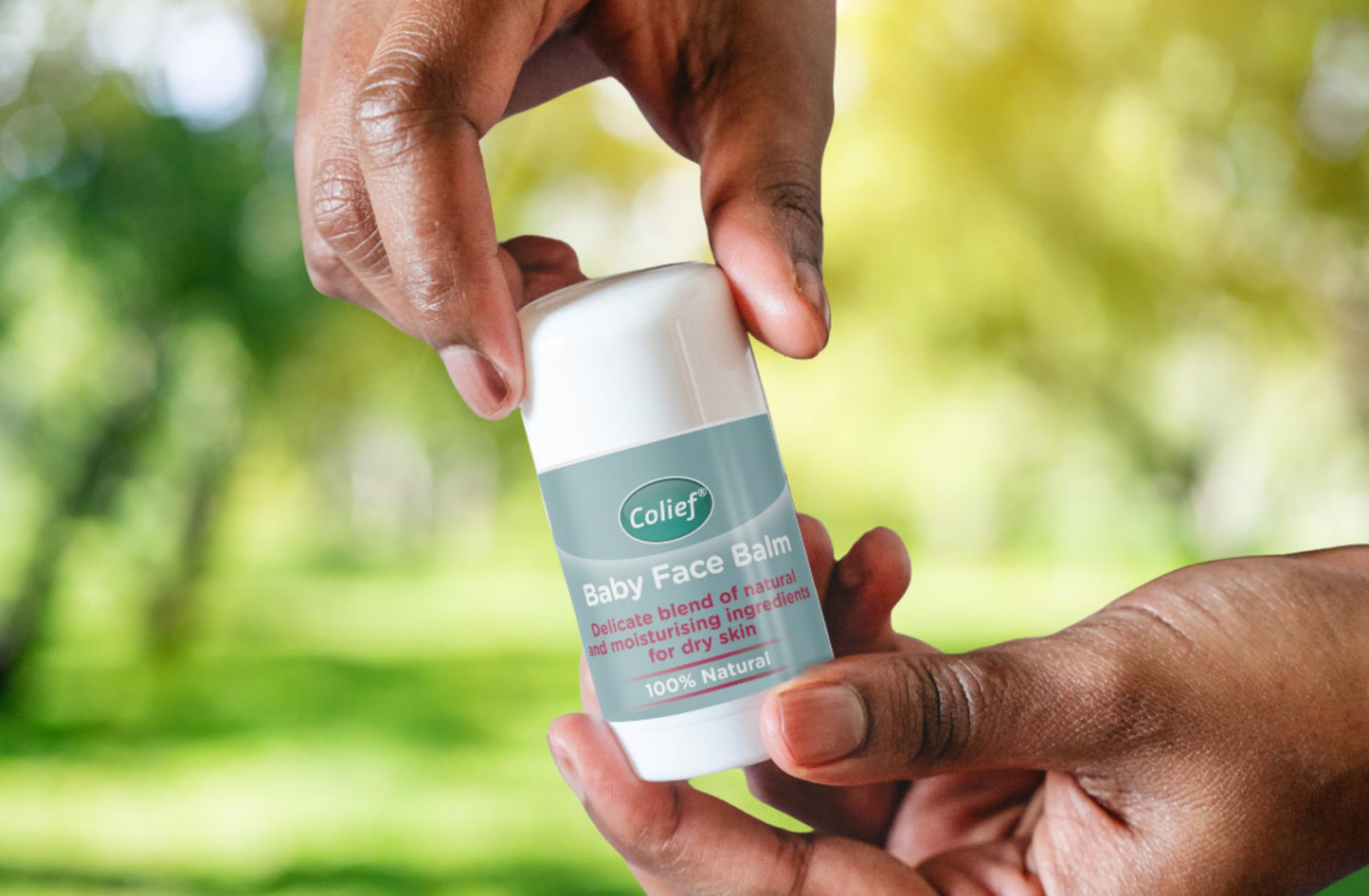 Colief Baby Face Balm Stick 30g | 100% Natural Shea Butter, Rosehip Oil, and Chamomile Coconut Oil | Gently Moisturise Baby's Dry & Sensitive Skin | for Babies from Birth