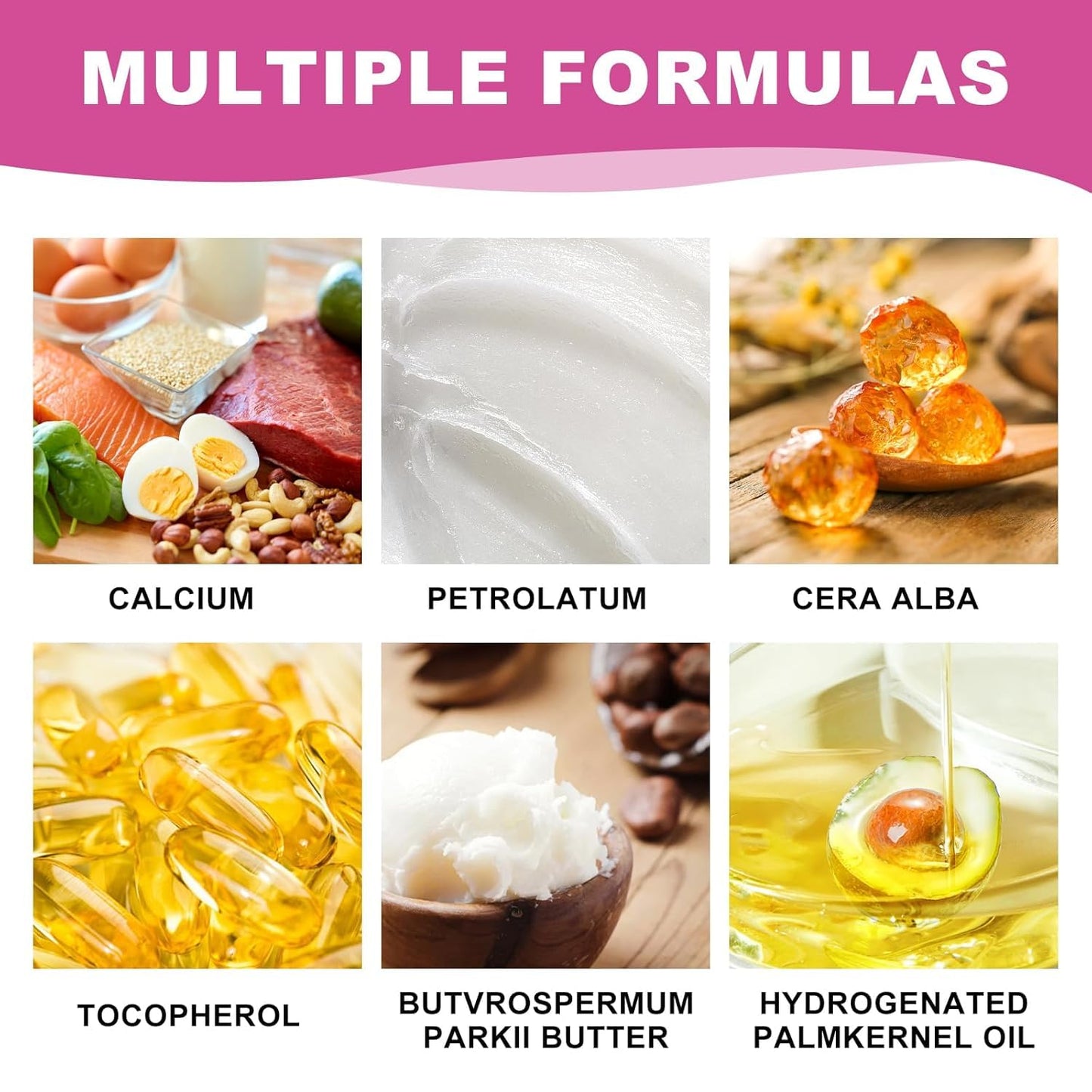 Vitaliq Anti Wrinkle Calcium Balm, Cemenrete Anti-Aging, Sagging, Wrinkles, Calcium Volume Multi Balm, Collagen, Hydrating, Firming Skin, Suitable for Eyes, Neck, Face (2PCS)