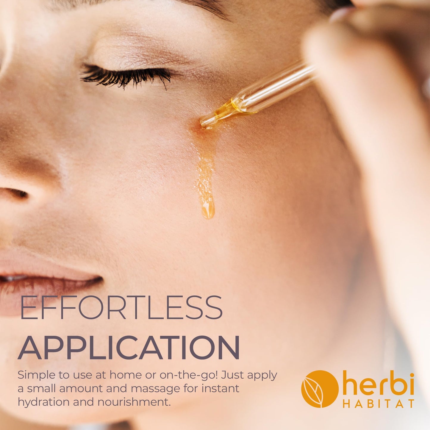 Herbi Habitat Vitamin E Oil 86,000 IU - Natural D-Alpha Tocopherol for Skin, Hair, Nails, Scars & Stretch Marks - Non-GMO & Vegan, 2 Fl oz