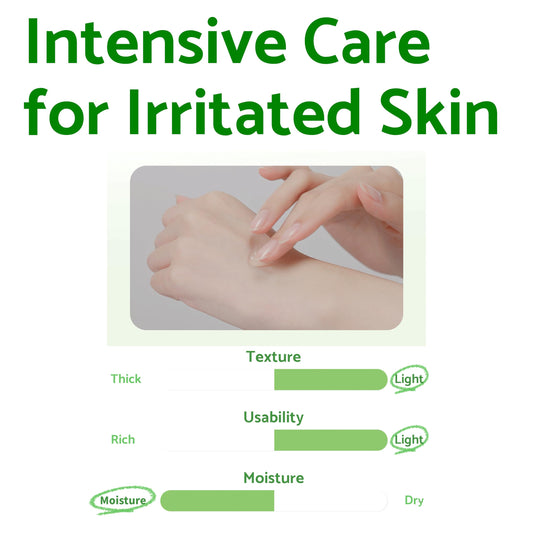 IUNIK Centella Calming Gel Cream Vegan Non-Sticky Moisturizing Blemish Care w/Centella Asiatica Tea Tree Soothes Acne Rosacea Oily & Sensitive Skin Korean Skincare