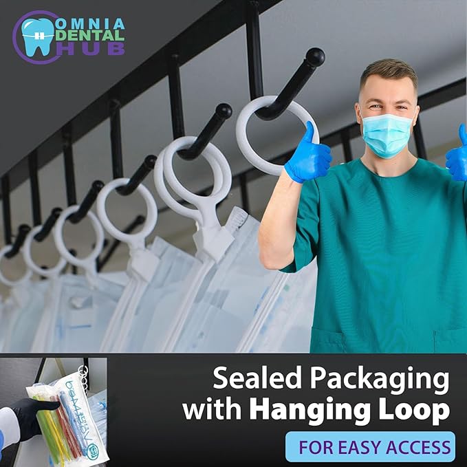 200 PCs Disposable Prepasted Toothbrushes by Omnia ONE | Convenient, Ready-to-Use, Hygienic – Perfect for Travel, Dental Offices, and On-The-Go Oral Care