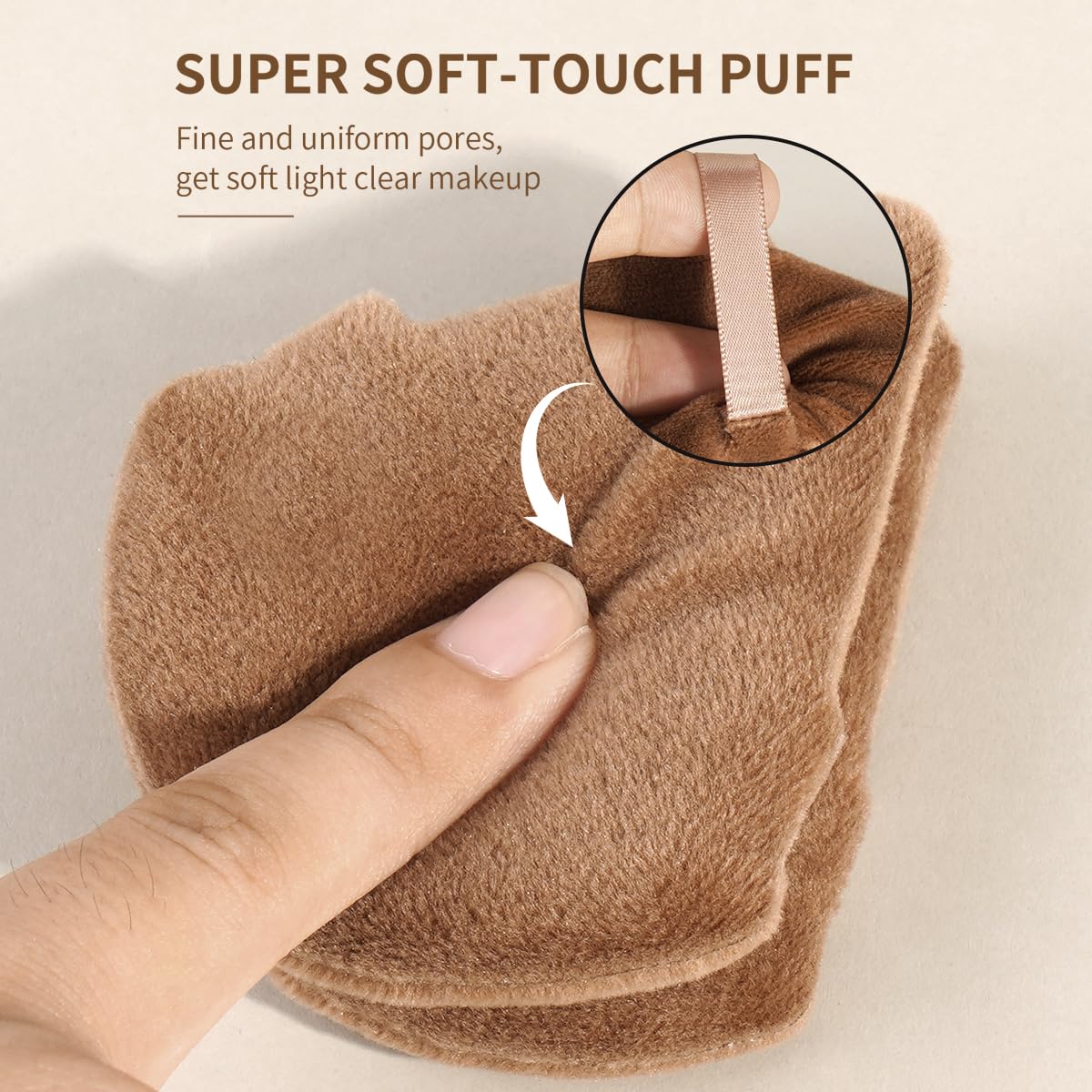 MAANGE 16PCS Makeup Brush Set Travel Makeup Brushes for Liquid Powder Contour Concealer Cream Cosmetics Blending Eyeshadow Eyeliner (Coffee)