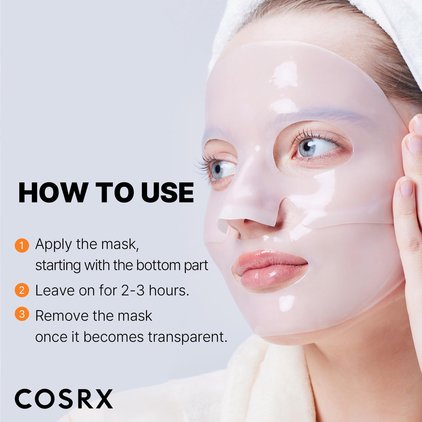 COSRX The Alpha-Arbutin Discoloration Care Hydrogel Face Masks Skincare 3 EA, Collagen Face Mask, Travel Essentials, Overnight Face Mask, Korean SkinCare