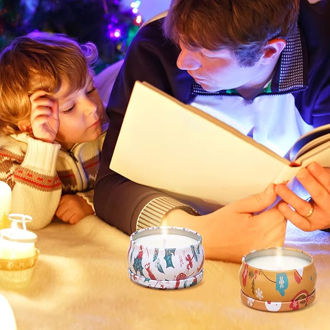 2 Pack Aromatherapy Candles, 2.5 Oz Scented Candles, Rose and Lavender, Soy Scented Candle with Floral Scents, Portable Small Jar Candle Set for Travel, Spa, Bath, Yoga, Home Decor Candle