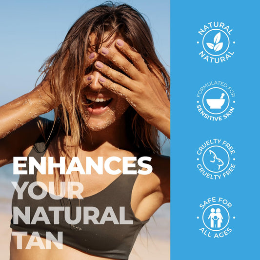 terrasil After Sun Care Lotion with Aloe Vera, Shea Butter, Coconut Oil, & Vitamin E, Soothing Sunburn Relief for Sun Exposed Skin, Deeply Nourishing. Natural Body Lotion (3 oz) Tropical Scent