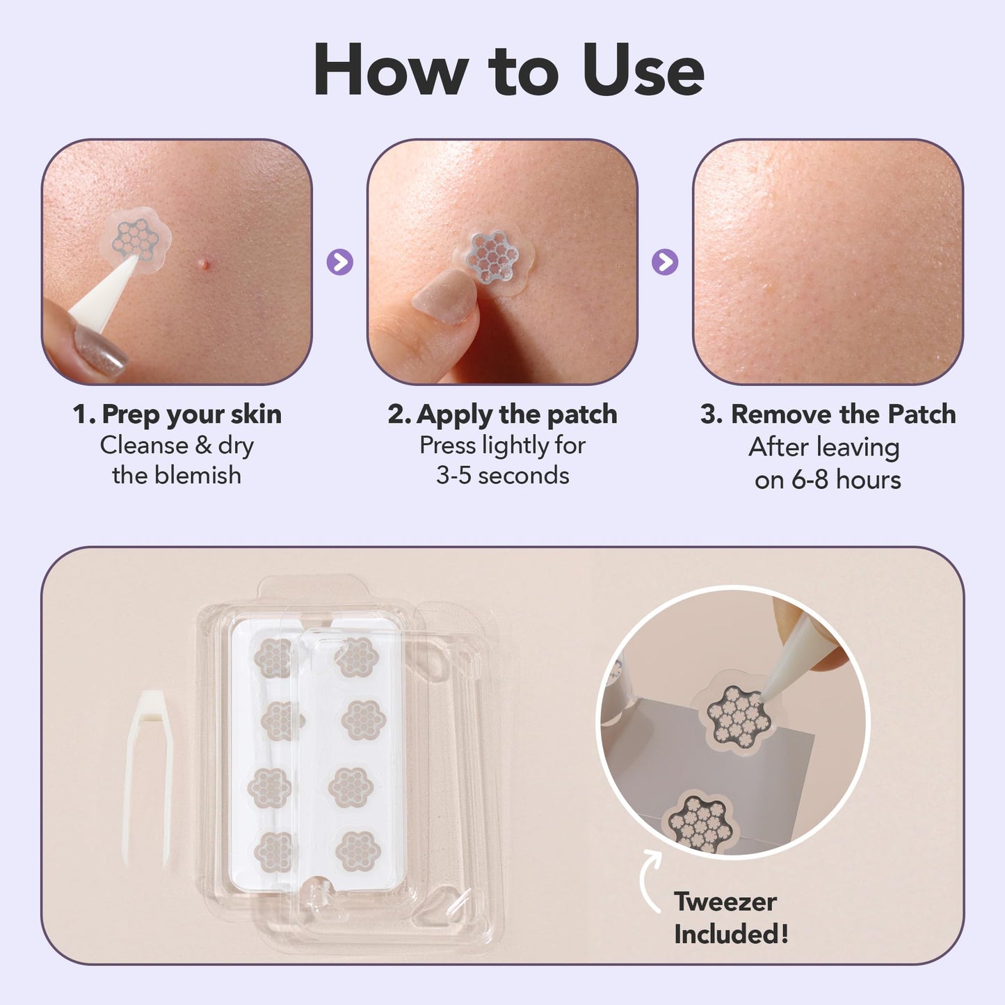 Magnesium Blemish Microdarts | Pimple Patch | Fast-Acting | Quick Calming | 99.9% Pure Magnesium | Madecassic Acid | Tea Tree | Eucalyptus Leaf | Hydrocolloid Spot Care Patch (MEDIUM 8 PATCHES)