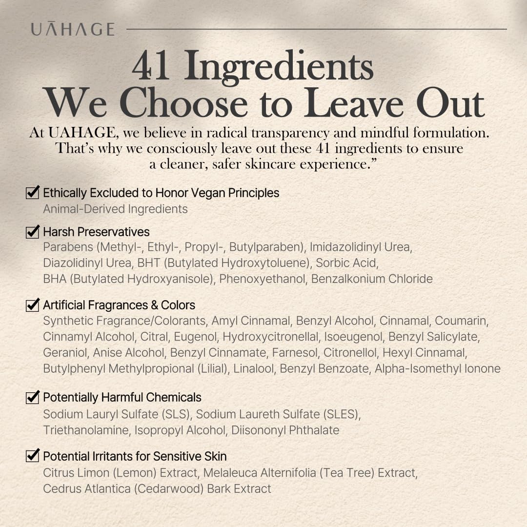 UAHAGE Hello I’m Mask Sheet – Deep Hydration, Vegan Korean Skincare with 10 Hyaluronic Acids, Resurrection Plant, Panthenol, Allantoin, Jojoba Seed Oil, Arginine (25ml x 5 Sheets / 0.85 fl.oz each)