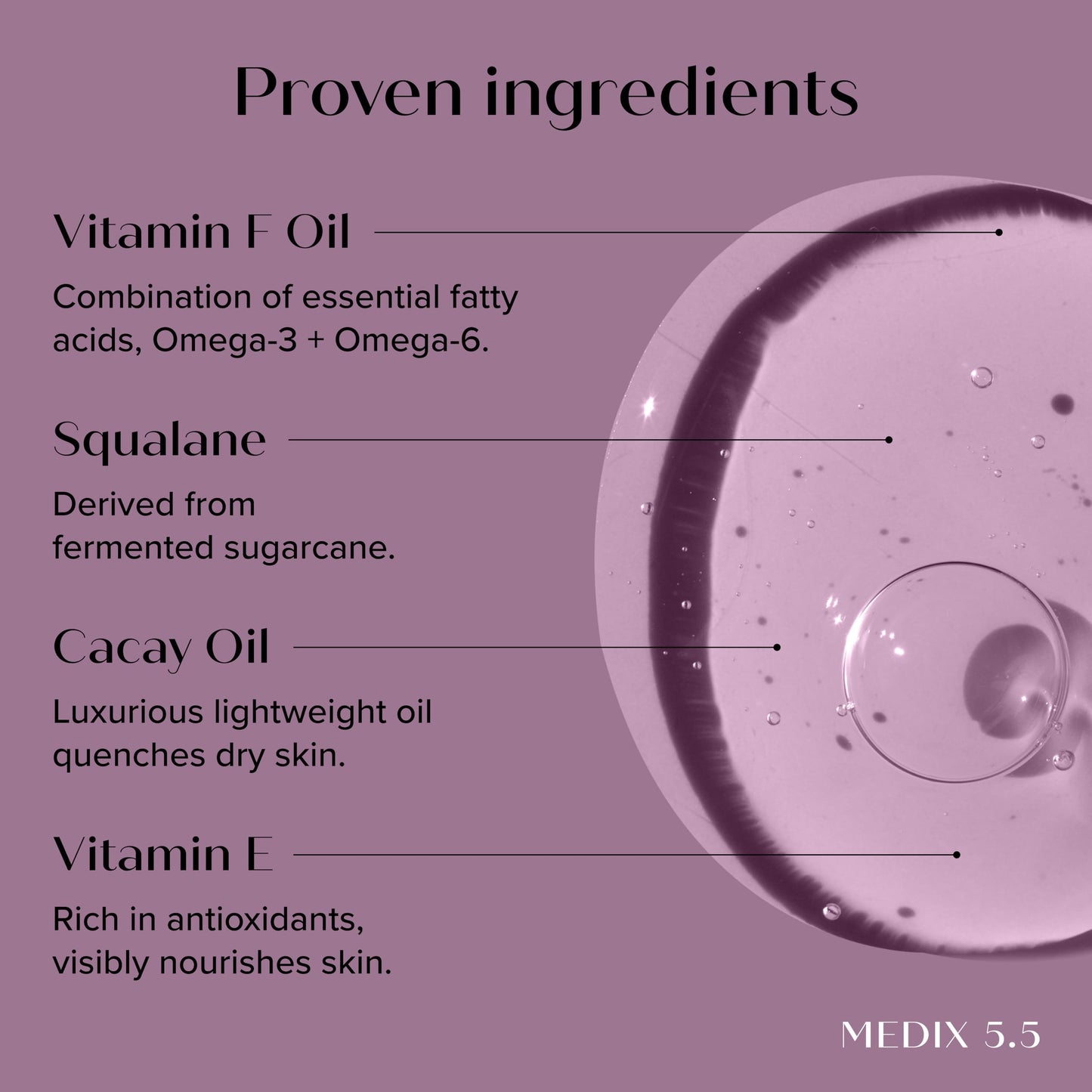 MEDIX Body & Face Moisturizer 20% Vitamin F Oil Body Booster & Face Serum | Concentrated Vitamin F + Vitamin E Oil Skin Care Super Serum For Crepey Skin & Protecting Skin Barrier, 2-Pack