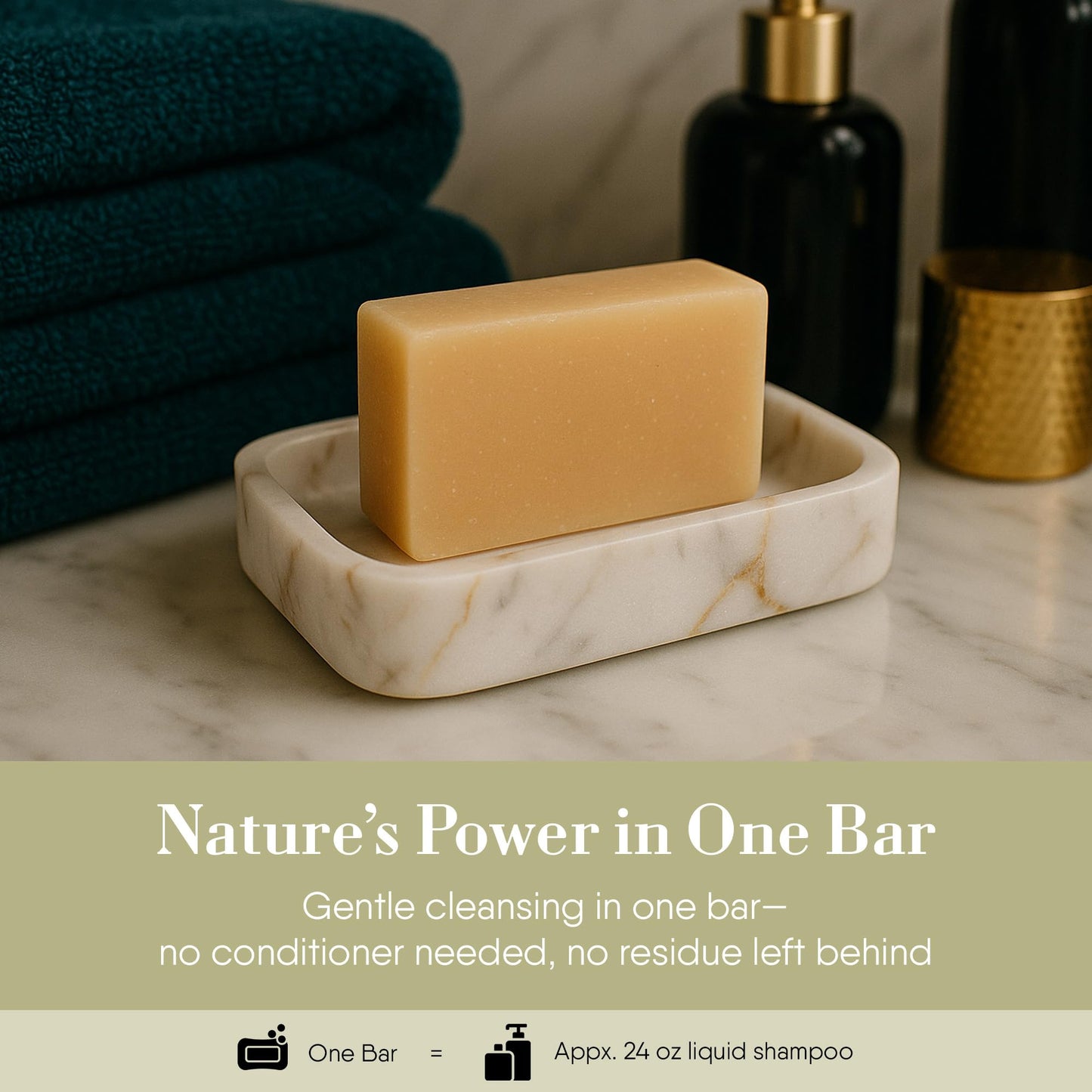 360Feel Lavender Shampoo Bar - Nourishing and Moisturizing Anti-Dandruff Shampoo Bar - Handmade with Essential Oils - Travel Friendly and Compact - Zero Harsh Additives - 3.5 Ounce