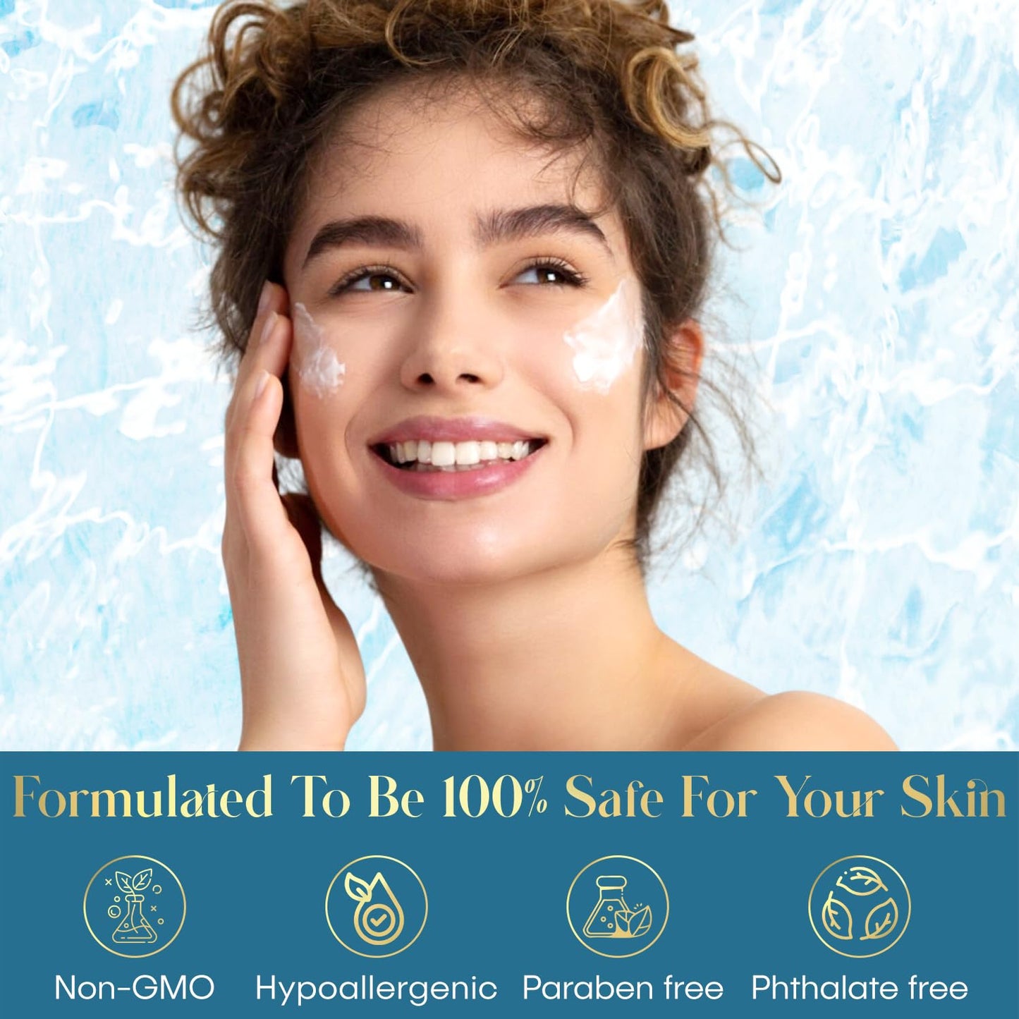 Skin Ceremony Hyaluronic Acid Moisturizer with Collagen - Hydrating & Anti-Aging, Smooths Fine Lines & Wrinkles - Dermatologist Tested, Clean Beauty, Korean Skin Care - 1.69 FL.OZ.