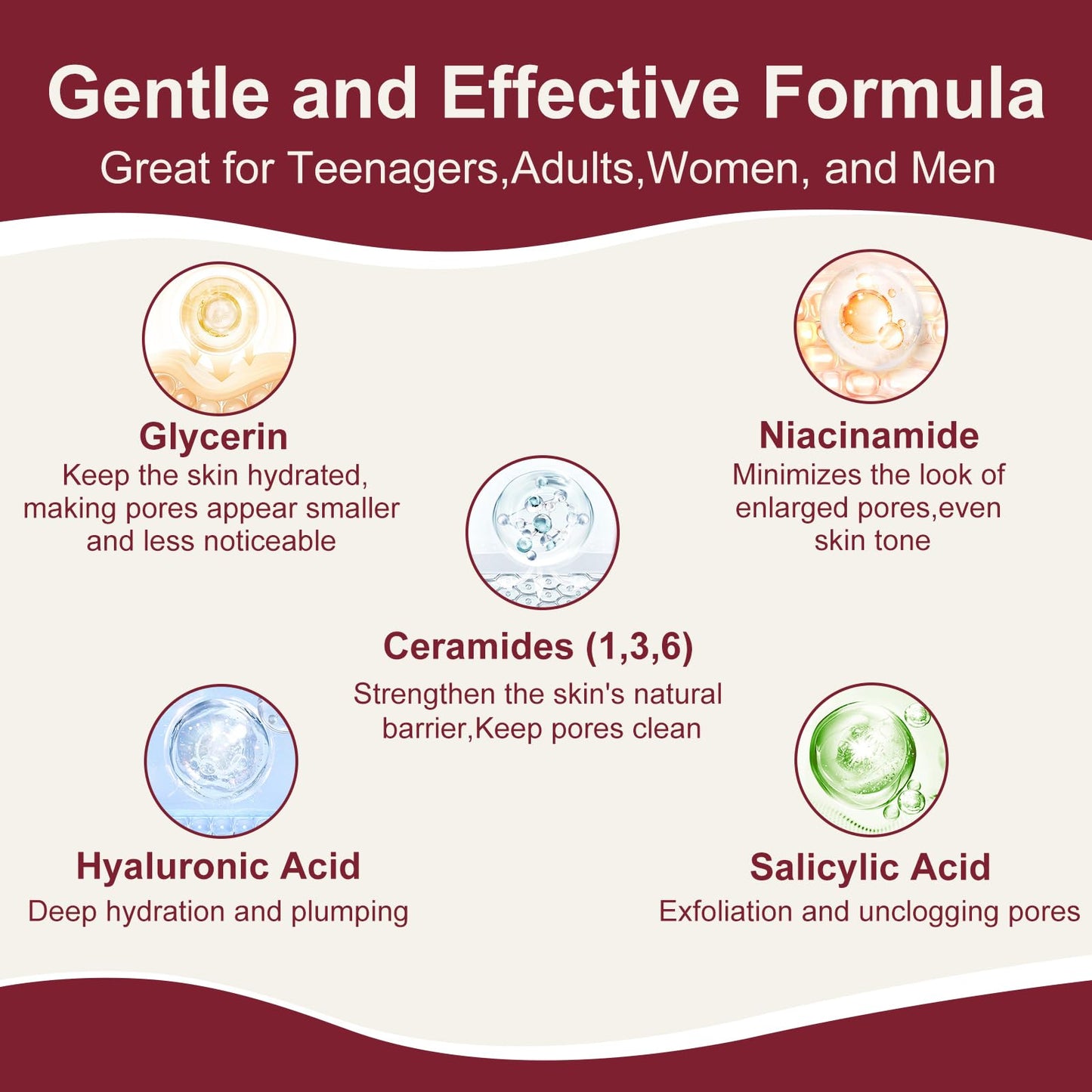 Skin Care for Teens 10-12,Women Skincare Set with Salicylic Acid,Professional Pore Minimizer Soothe, Hydrate, Oil Control, Deep Cleanse Women Facial Skin Care Products,Teen Girls Gifts Trendy Stuff