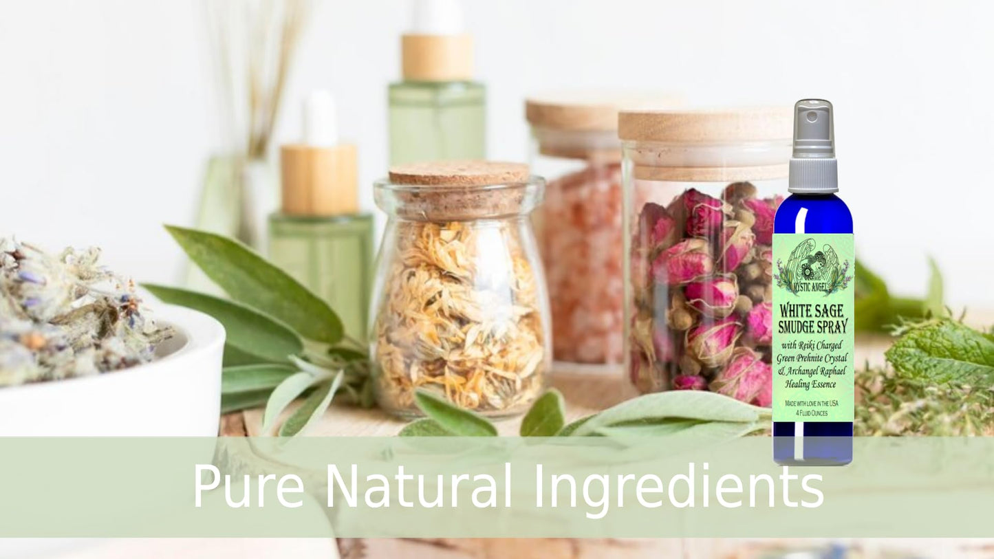 Sage Smudge Spray for Clearing Negative Energy, 4 Fl Oz