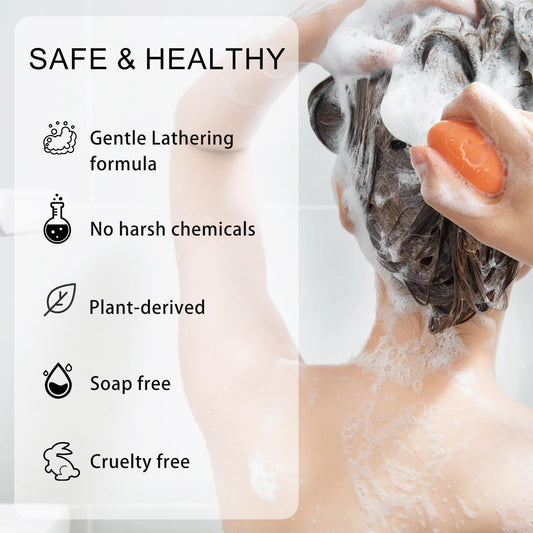 SAPHUS Egg Shampoo Bar Gift Set – 3-Piece Solid Shampoo Sampler, Travel-Friendly, Zero Waste & Sulfate-Free, Cute Mini Bars for Hair Care & Gifting