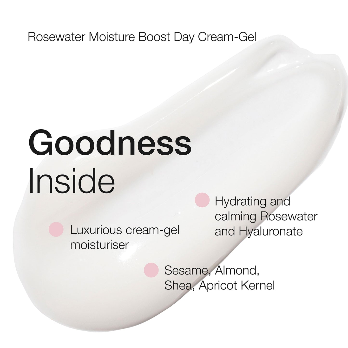 Natio Australia Rosewater Hydration Moisture Boost Day Cream-Gel, 2.5 oz - Face Cream with Shea Butter - Face Moisturizer for All Skin Types