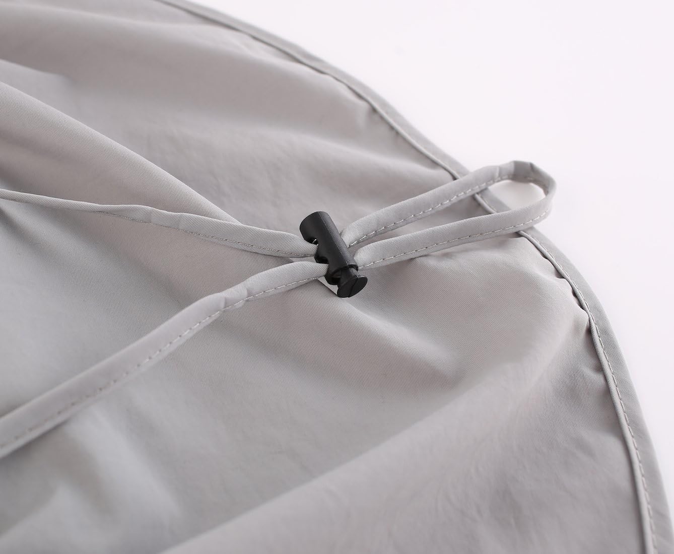 Home Prefer Mens Sun Hat with Flap Summer Neck Cover Foldable Fishing Cap Wide Brim Sun Protection Hat Light Gray