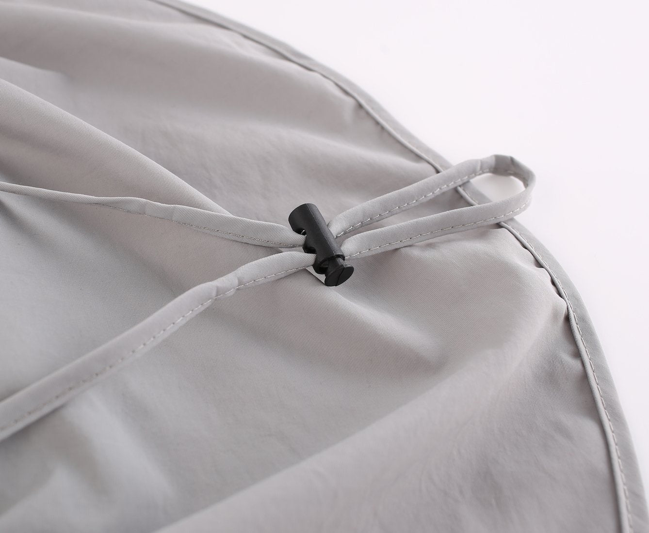 Home Prefer Mens Sun Hat with Flap Summer Neck Cover Foldable Fishing Cap Wide Brim Sun Protection Hat Light Gray