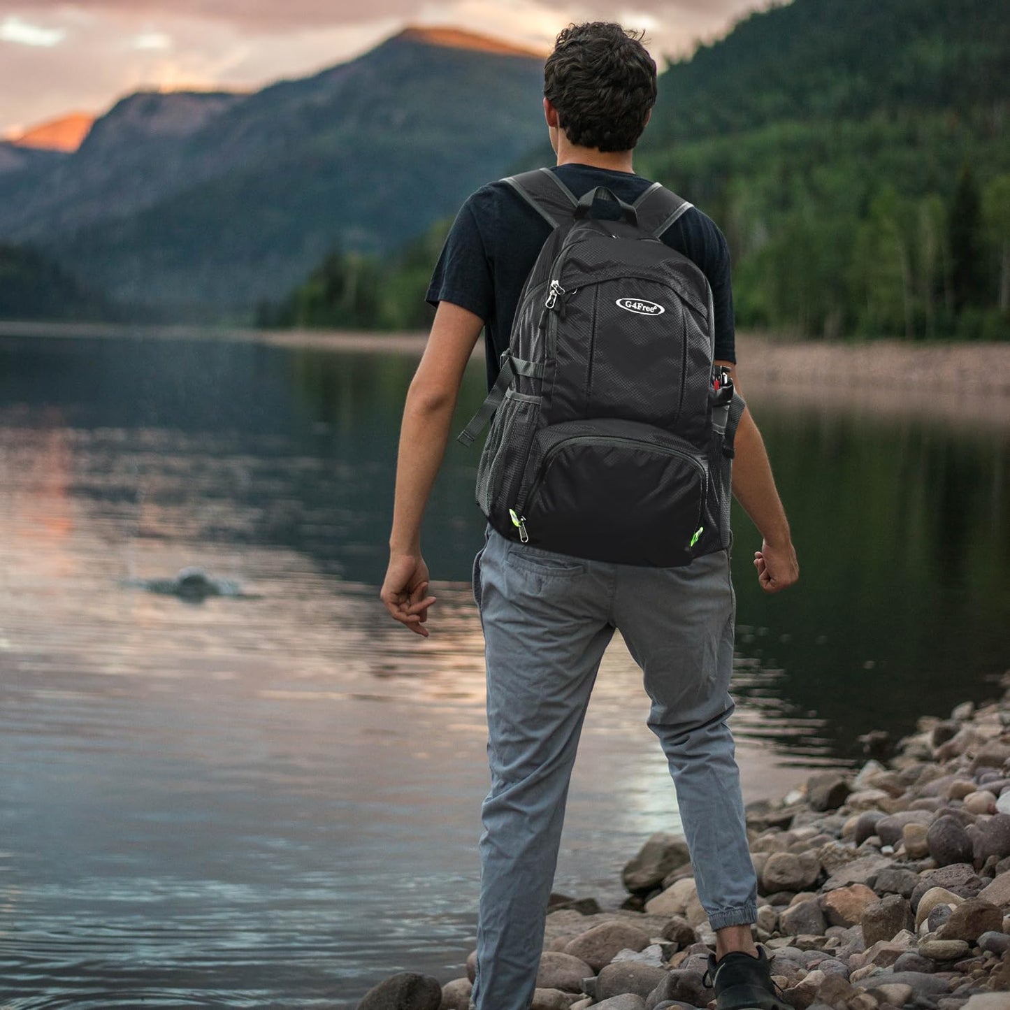 G4Free 40L Lightweight Packable Hiking Backpack, Waterproof Travel Daypack