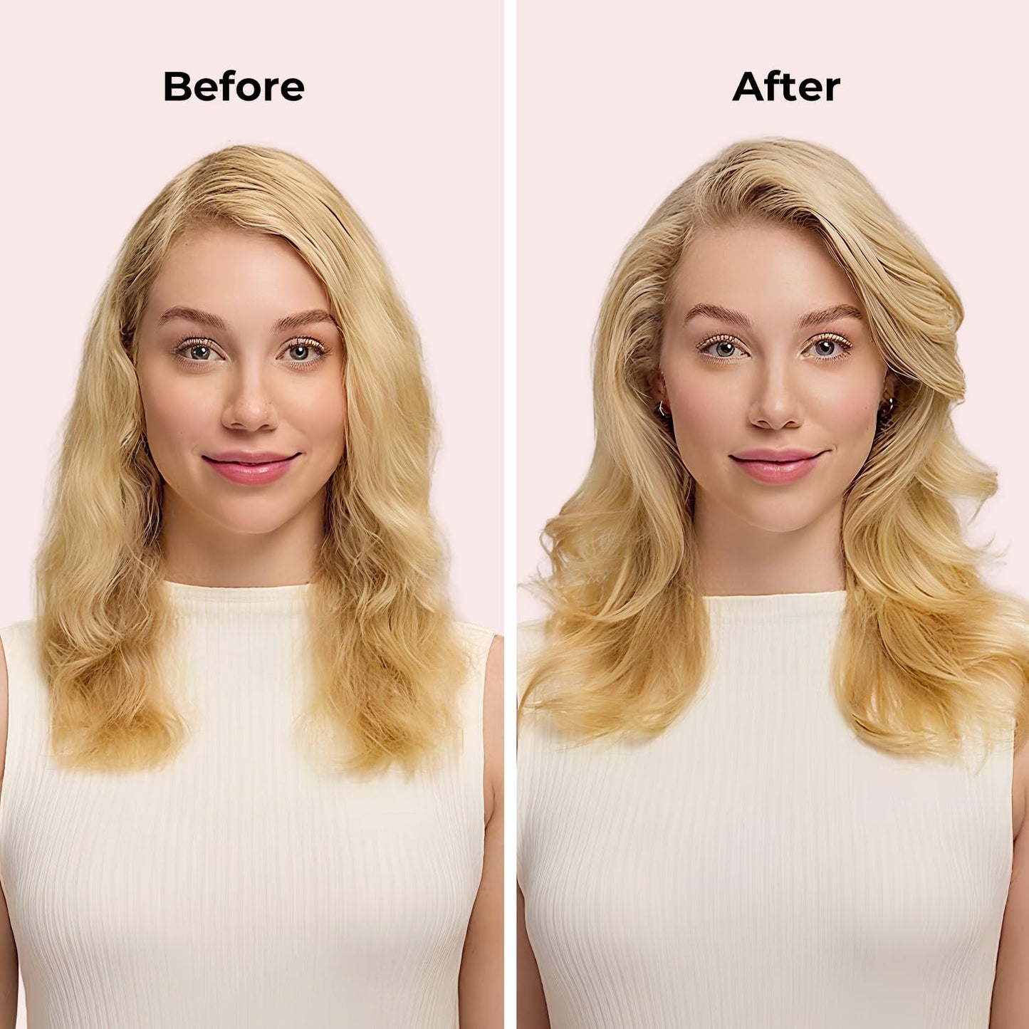 PLAVOGUE Mini Dual Voltage Hair Dryer Brush, 1000 Watts Travel Hot Air Brush with European Plug,Ionic One Step Blow Dryer and Styling Brush with Ceramic Coating for Women for Home & Salon