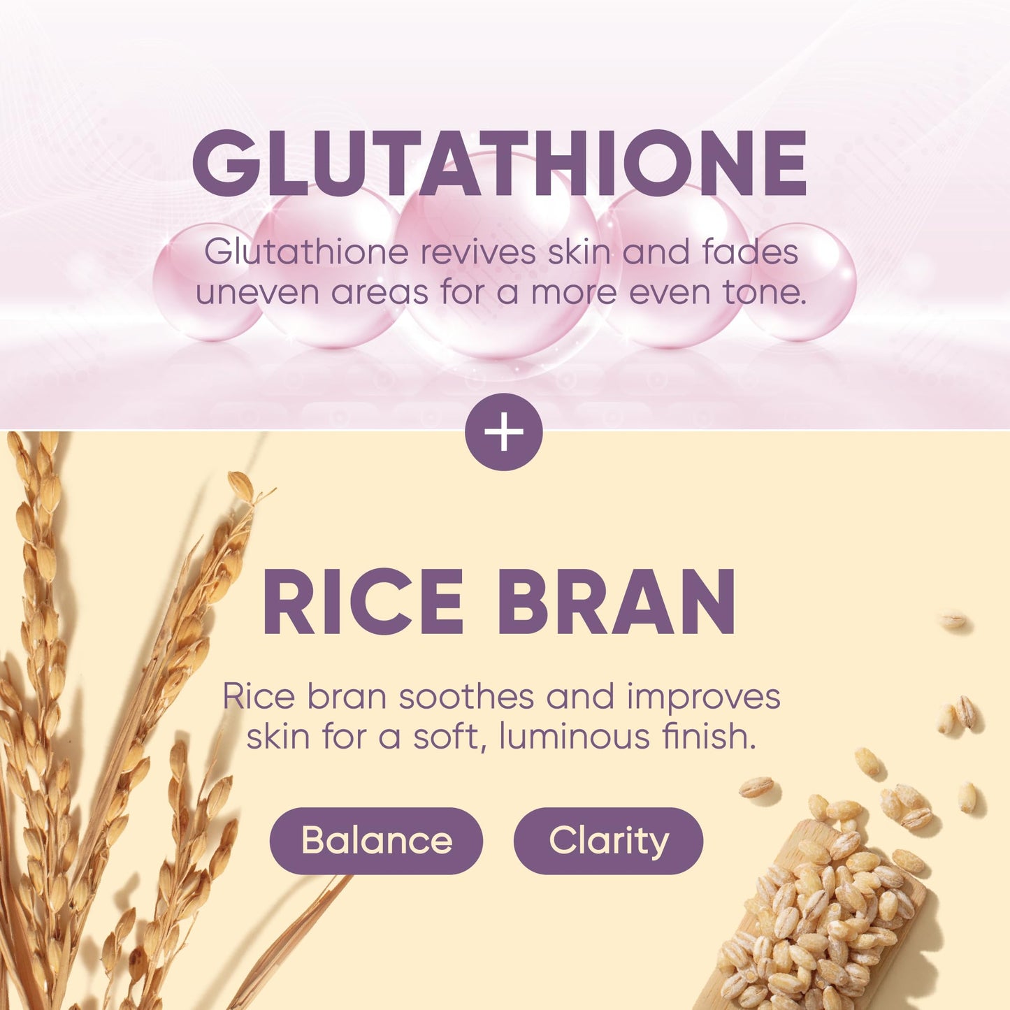 MARS MADE Glutathione Facial Bar with Rice Bran - Smoothing & Moisturizing Face Wash Soap Bar for All Skin Types - Vegan & Travel-Friendly Korean Skincare (95g, 3.35 oz)