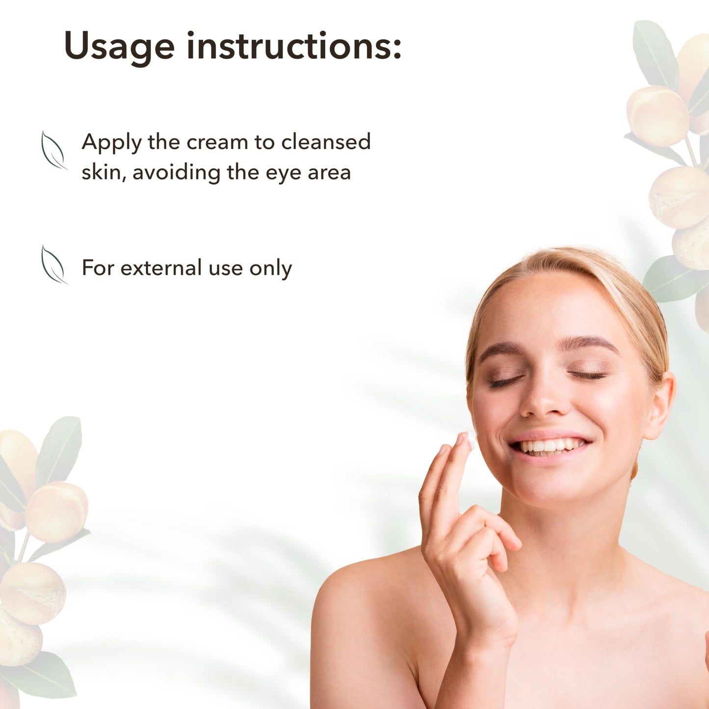 Daily Face Cream with Organic Argan Oil – Revitalizing & Nourishing, Moisturizer with Hyaluronic Acid & Vitamin E, Vegan, 97.2% Natural Ingredients, 1.7 Fl Oz - ECOLATIER