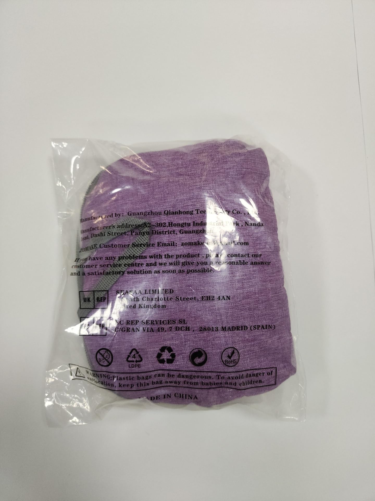 ZOMAKE Ultra Lightweight Packable Backpack 20L,Small Foldable Backpacks Hiking Water Resistant Collapsible Daypack for Women Men(Light Purple-C2)