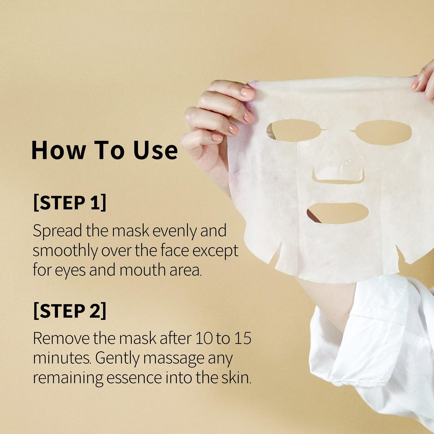 YADAH Daily Green Facial Sheet Mask, Natto Collagen, Pack of 5 – Vegan 100% Eco-friendly Mask Sheet for Skin Elasticity