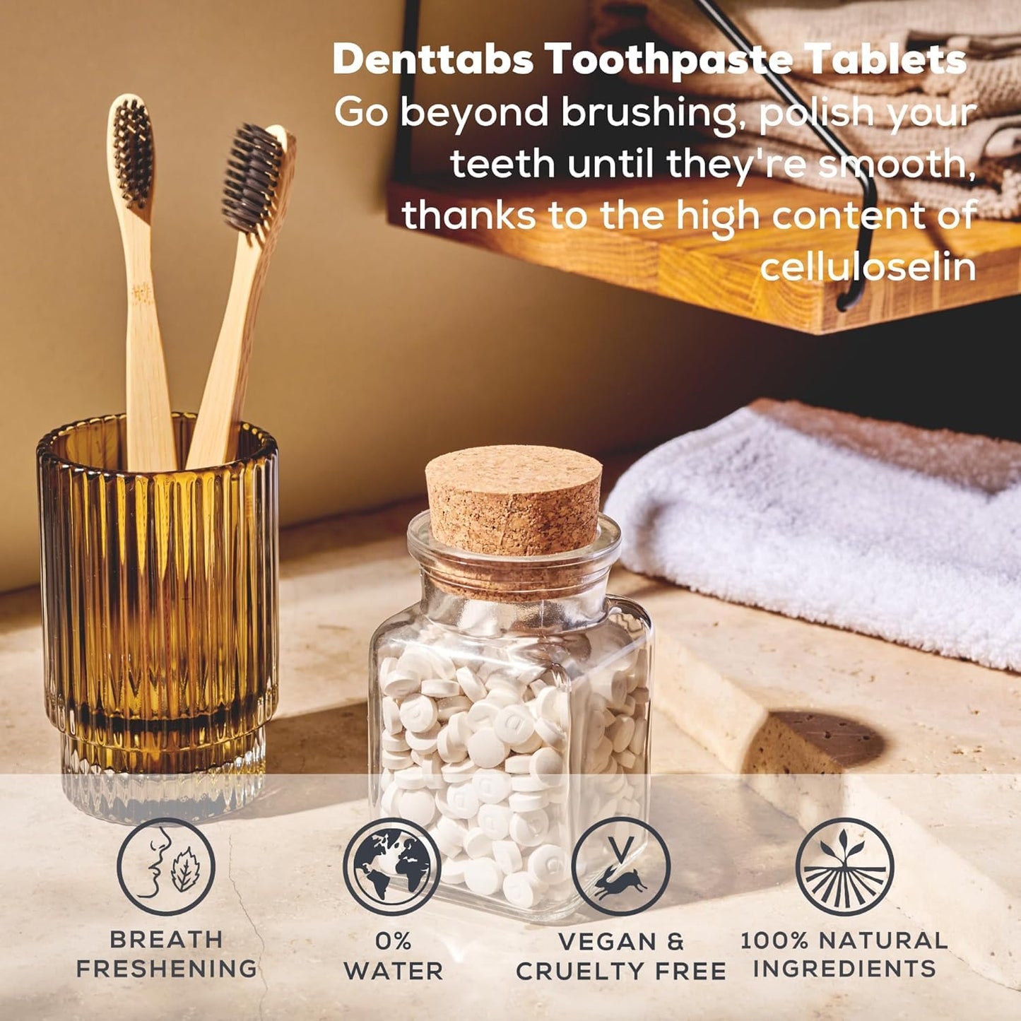 Denttabs tablets for teeth cleaning 125 pc.