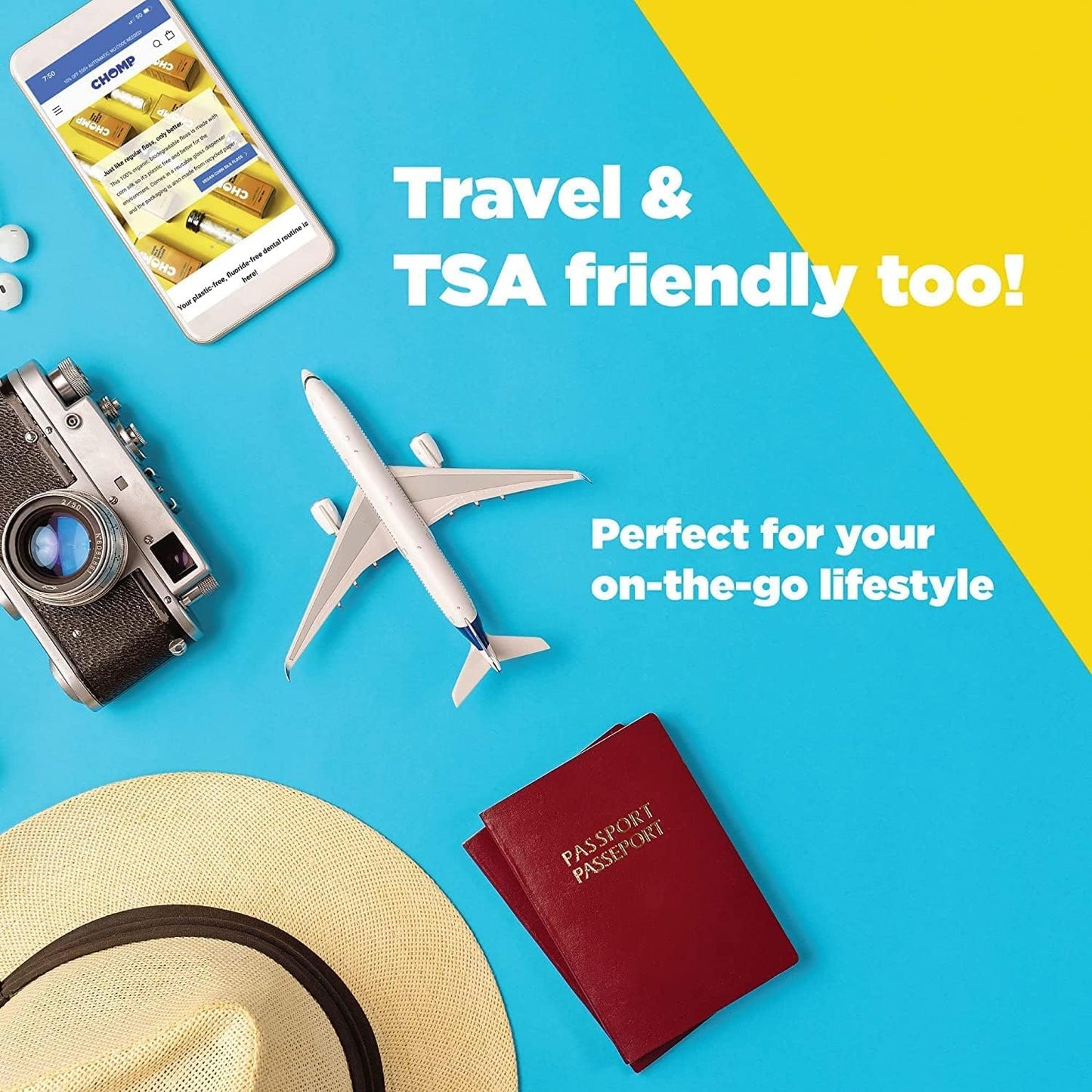 Chomp Super Whitening Toothpaste with Nano Hydroxyapatite 120 Tablet Refill