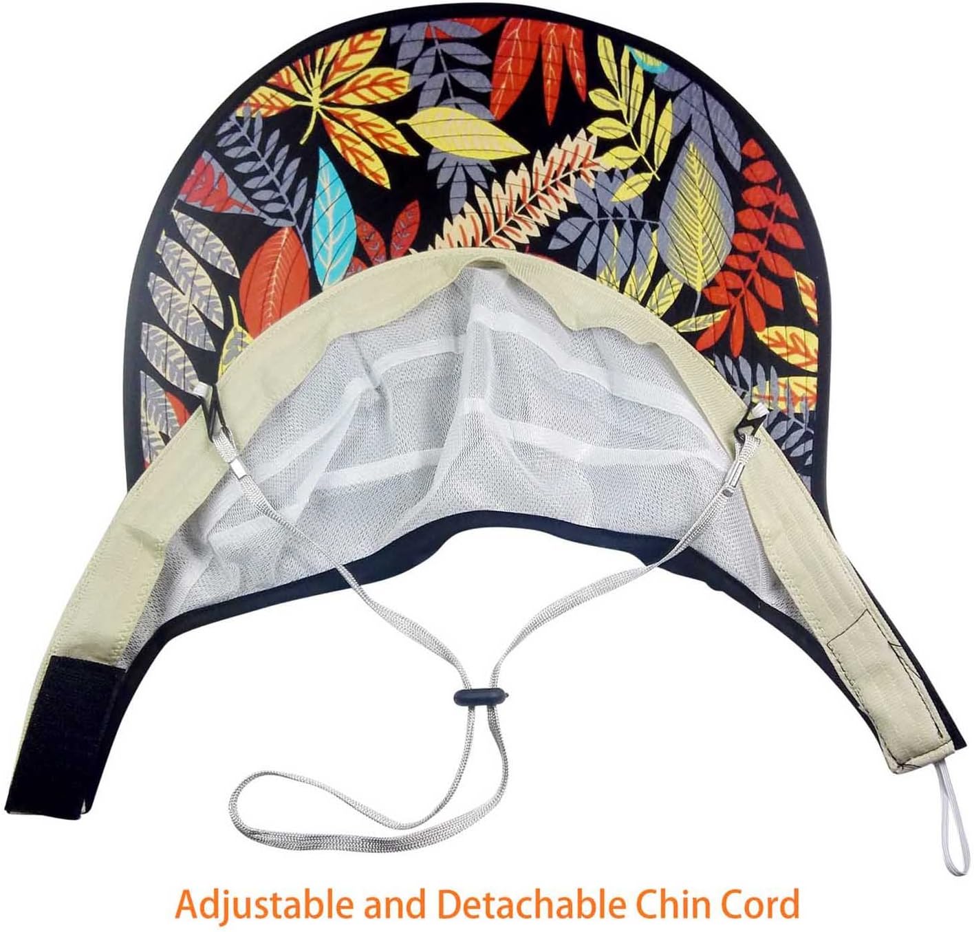 HINDAWI Sun Hat Sun Hats for Women Wide Brim UV Protection Summer Beach Packable Visor Black