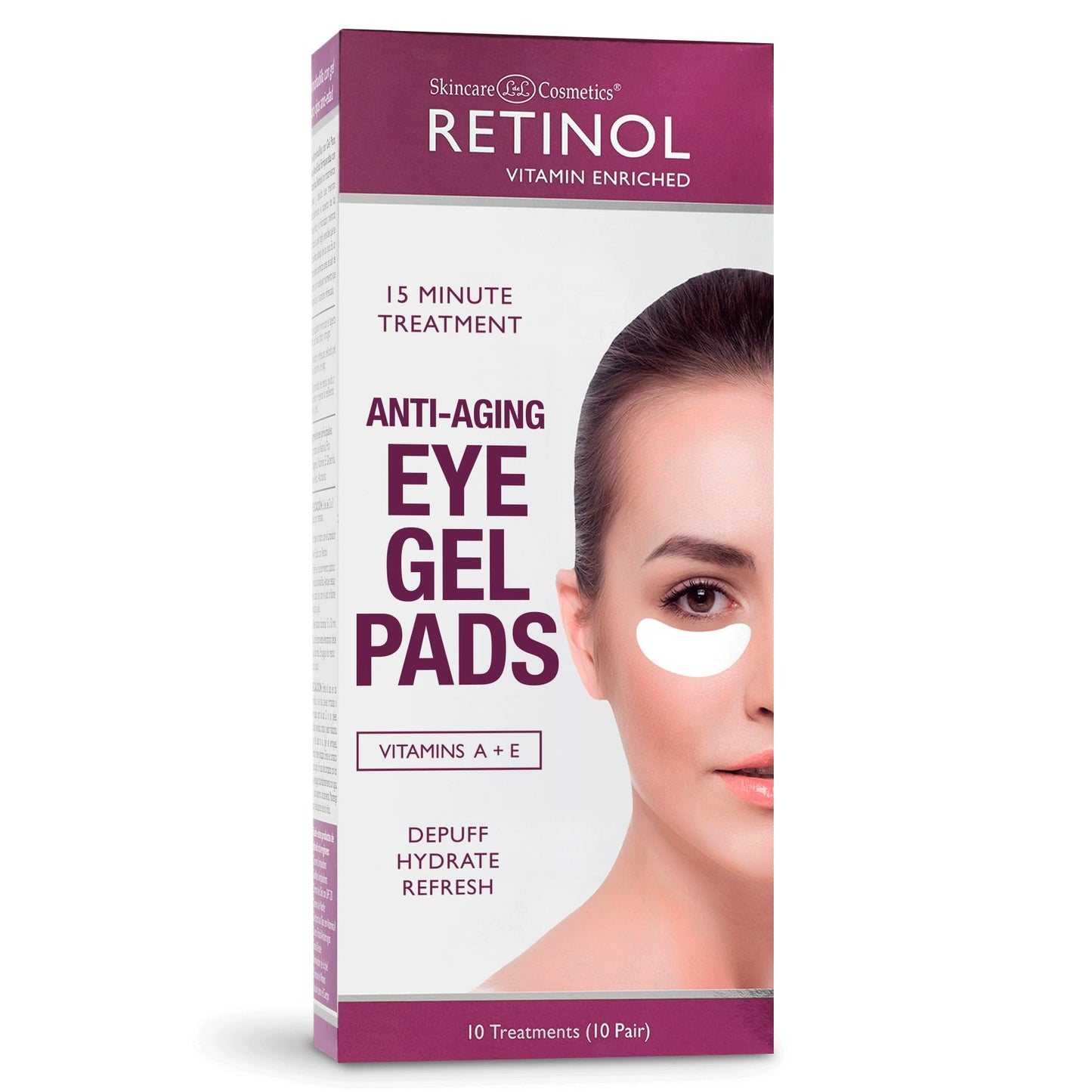 LIVAURA Retinol Anti-Aging Eye Gel Pads – The Original Retinol Instant De-Puff Treatment – Soothing Vitamin A Eye Gel Pads Reduce Puffiness, Visible Improvement in Appearance of Eyes