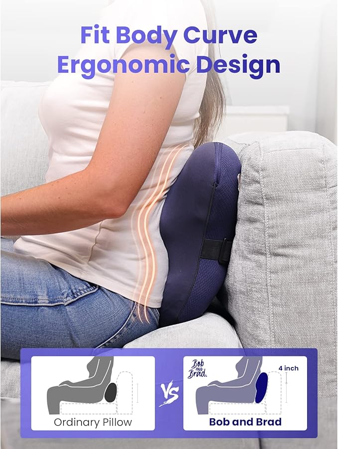 BOB AND BRAD Cordless Back Massager with Heat FSA Eligible HSA Eligible, Shiatsu Neck Massager for Pain Relief Deep Tissue, 3D Kneading Massage Pillow for Pain Relief, Birthday Gifts for Women Men