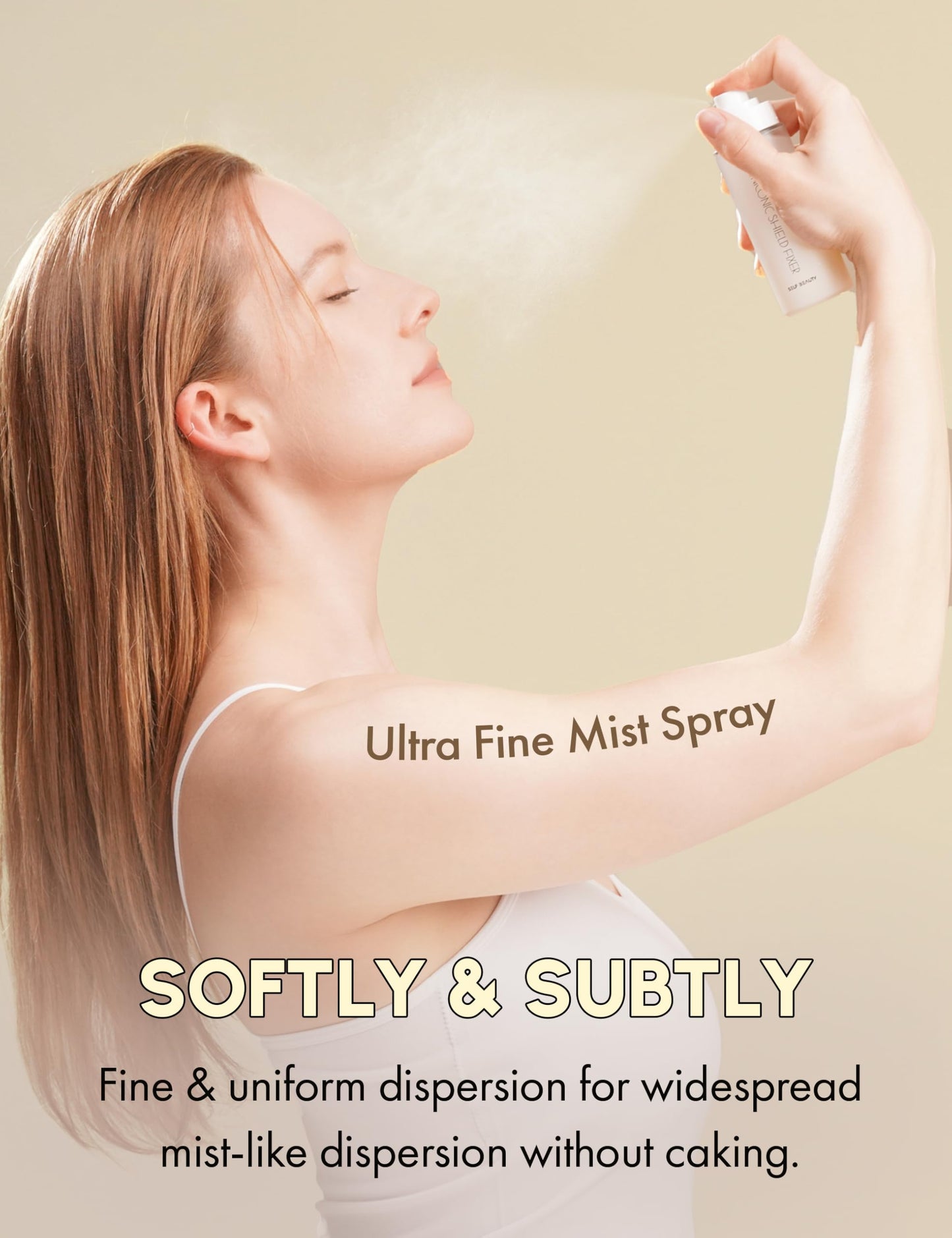 SELF BEAUTY Hydrating Matte Makeup Fixer | Long-Lasting Finish | Lightweight Microfine Mist Spray - 3.38fl.oz, 100ml