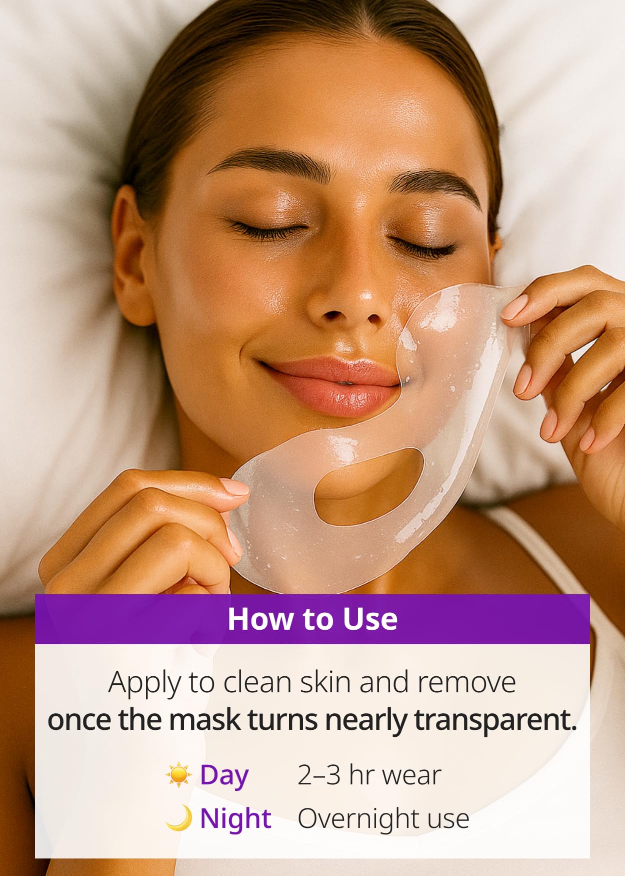 SNP 10,000ppm Deep Collagen + PDRN + Retinol Hydrogel Mask | 8 Layer 125Da Collagen Face Mask | Overnight Facial Mask | Patent Skin Hydration | Hydrating Facial Mask | Face Mask Skin Care | 4 Sheets