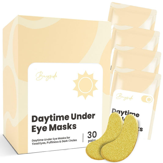 Bayside Daytime Under Eye Patches for Puffy Eyes and Dark Circles | Infused Gel Mask Patches for Dark Circle Undereye Support of Bags & Puffiness | Ideal for Bridesmaid Gifts & Bachelorette Party