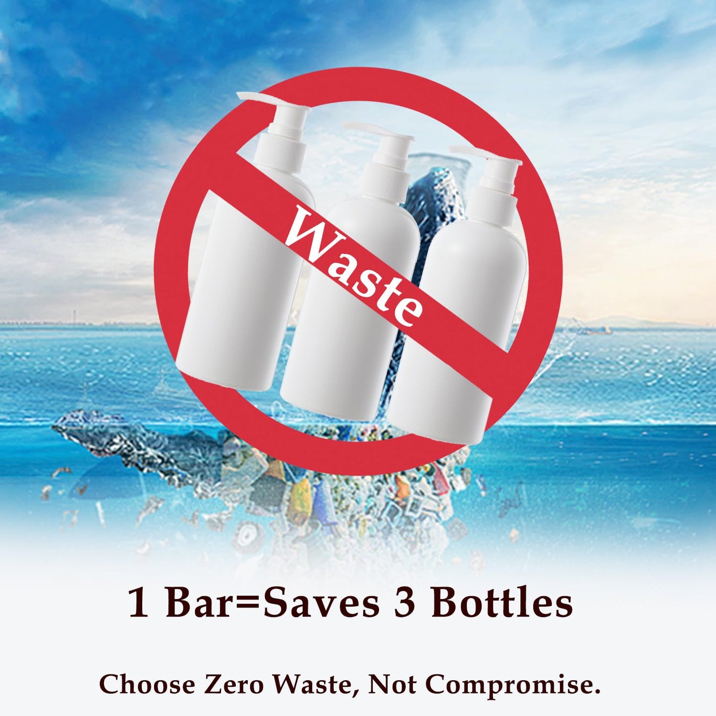 SAPHUS All-in-One Shampoo Bars for Hair, Body, Face & Beard | Acidified Bar Soap Moisturizing & Cleansing Bar for Men, Women, Kids | pH Balanced, Sulfate-Free, 2 Pack