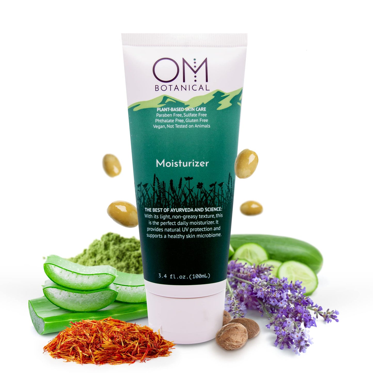The Best Plant-Based Organic Moisturizer – Ayurvedic, Vegan, pH-Balanced Face & Body Lotion. Microbiome-Friendly, Non-Greasy, Deep Hydration for Radiant Skin. Perfect for Women & Men, Day & Night.