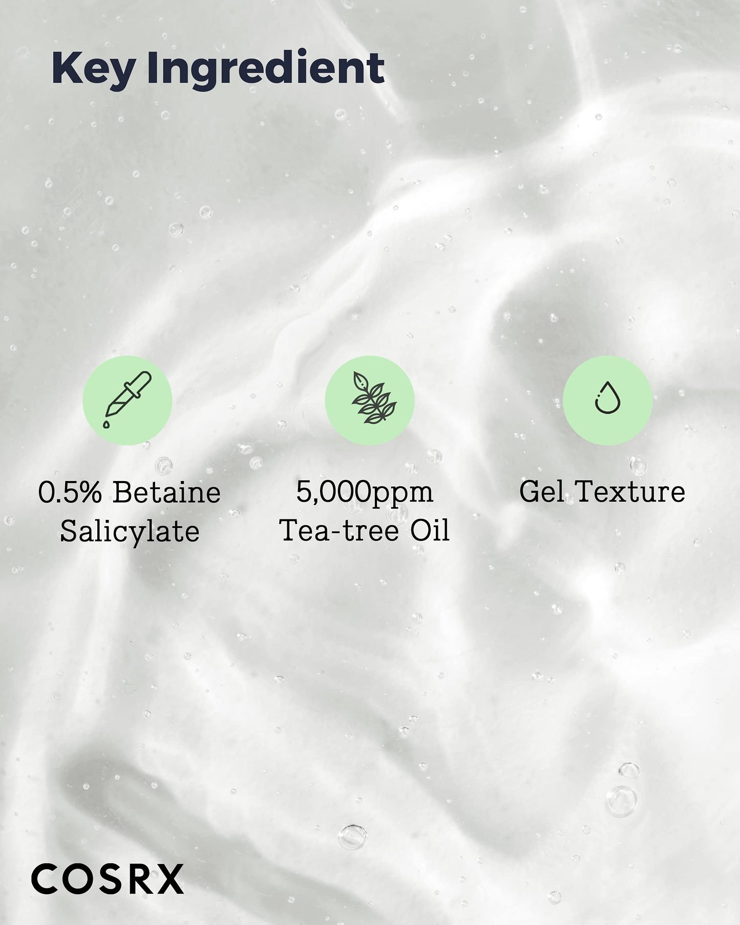 COSRX Low pH Good Morning Gel Cleanser 1.7 fl.oz / 50ml | TSA Approved Travel Size Mild Face Cleanser | Korean Skin Care for Acne Prone Skin, PH Balancing, Anti Acne, Breakouts Treatment