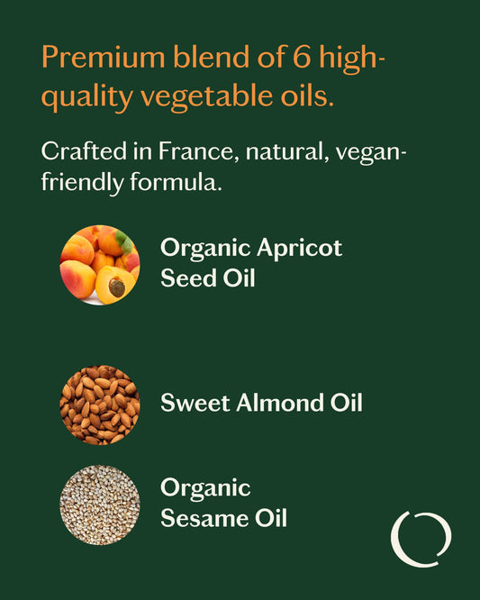 Livedrops 24/7 Unscented Carrier Oil for Essential Oils – Skin Safe, Vegan, Odorless, Fast Absorbing – Mix for Dilution, Massage, Hair & Face Care – Crafted in France – Clinically Tested