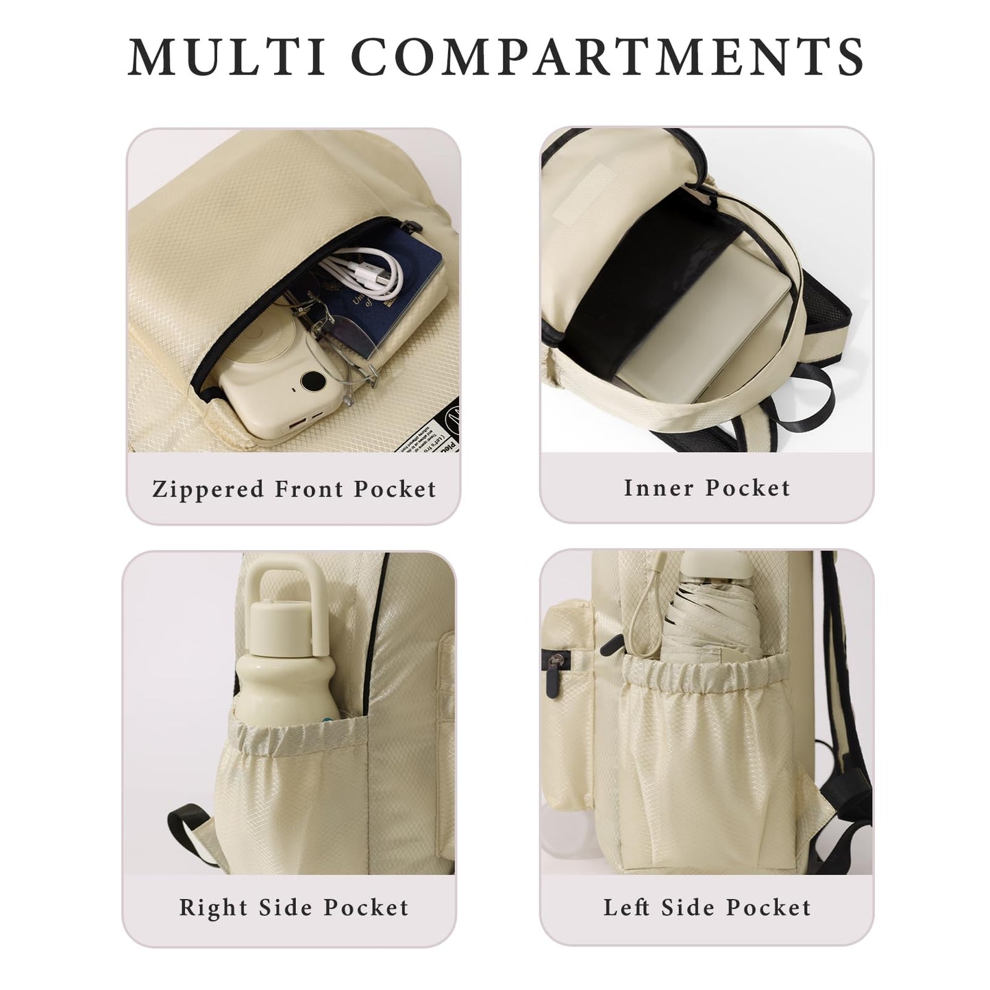 Yeshore Lightweight Packable Backpack – Small Foldable Travel Daypack, Water-Resistant Hiking Backpack for Men & Women, 15L Capacity