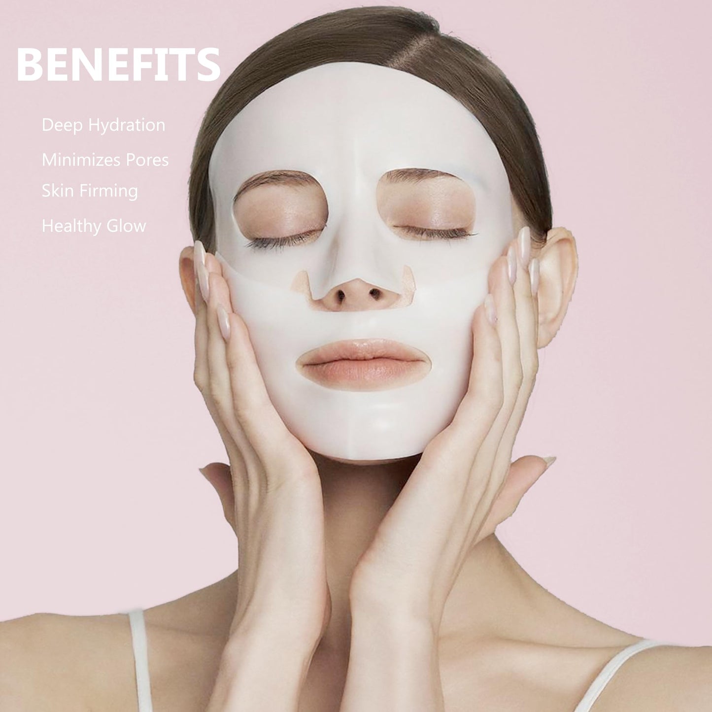 Puerfe 4 Pack Bio-Collagen Face Mask, Deep Hydrating Overnight Hydrogel Mask, Women's Skincare Facial Treatments & Masks, Pore Minimizing, Elasticity Improvement