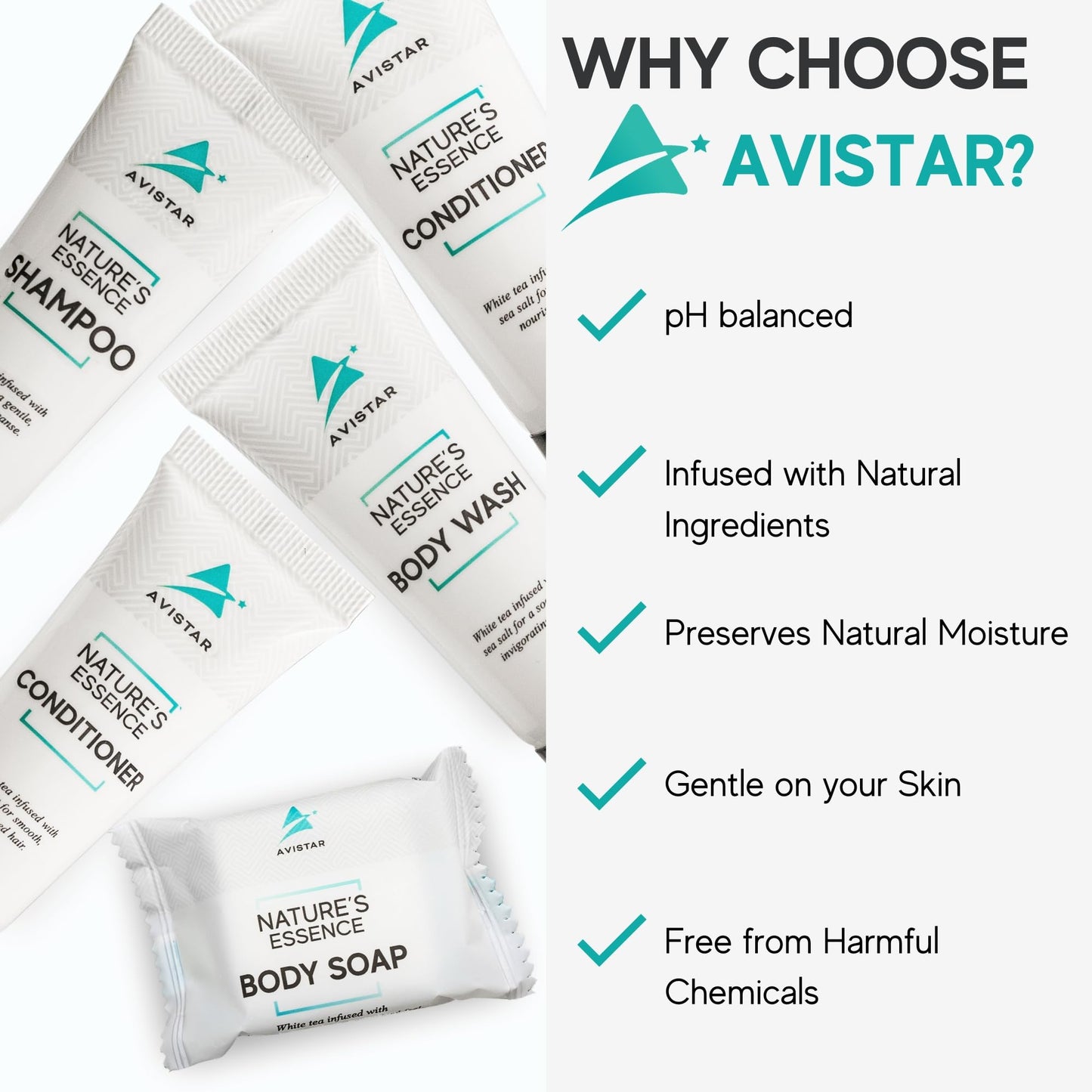 90 Piece Hotel Soap & Bulk Toiletries - Travel Essentials for Hosts & Guests - Hotel Shampoo & Conditioner Supplies for Guests, Hotel Toiletries Bulk Set, Mini Bulk Travel Size Toiletries