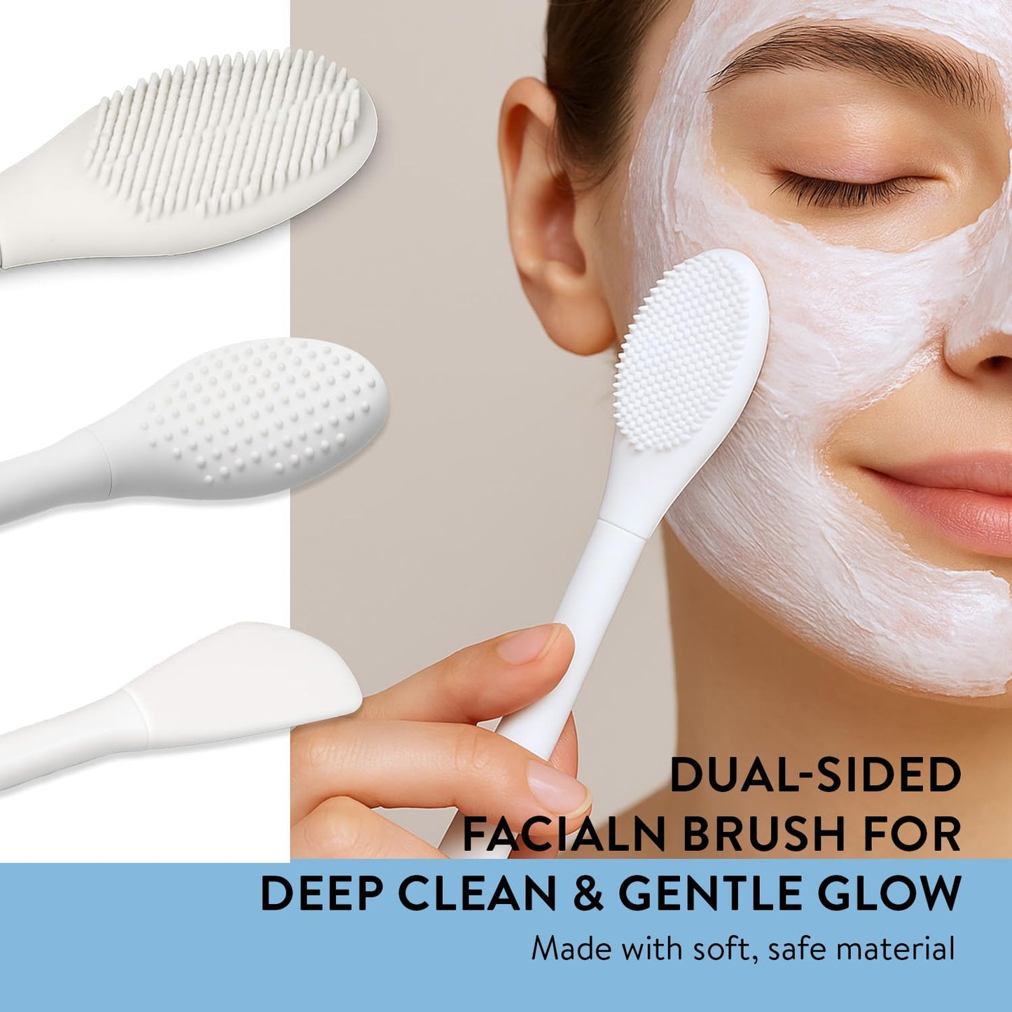 Ocean Breeze Spa Gifts for Women, 8 Piece Bath Set with Bubble Bath & Bath Bombs, Refreshing Gift Baskets for Her, Self Care Package with Body Scrub, Lotion, Hand Cream