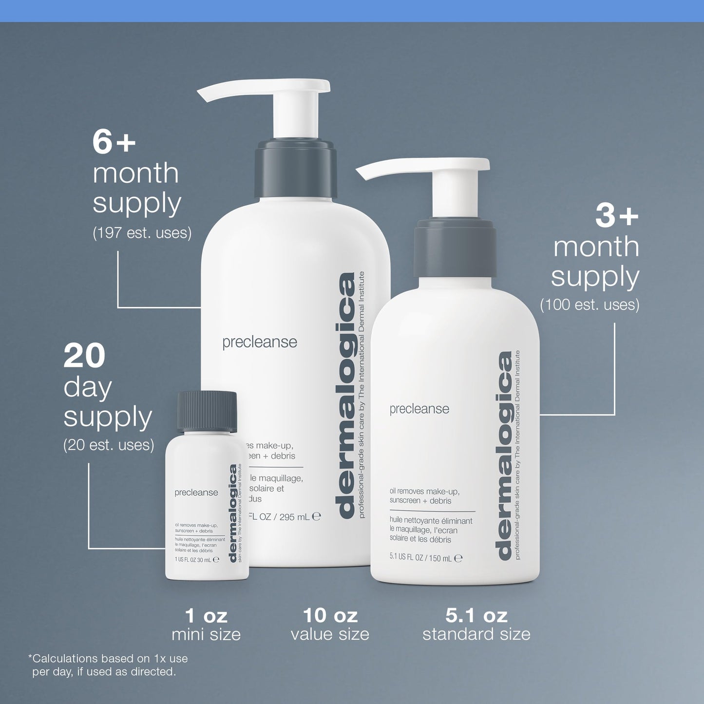 Dermalogica Precleanse Oil Cleanser, Makeup Remover for Face - Cleanse Pore and Melts Makeup, Oils, Sunscreen and Environmental Pollutants, Travel Size, 1 fl oz
