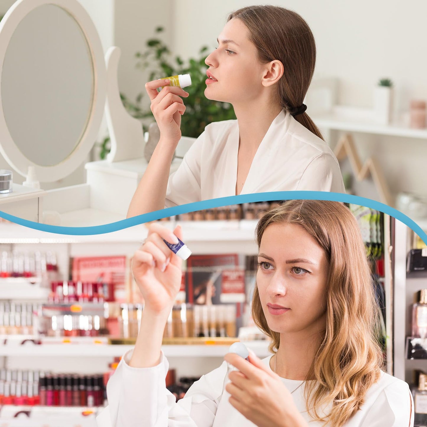 50 Pcs Thank You Christmas Mini Lip Balm Bulk Gifts for Women Christmas Lip Balm Gifts Natural Ingredients Products for Coworkers Employee Teacher Xmas Party Favors