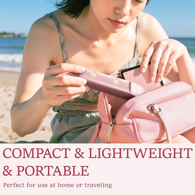 2 in 1 Bikini Trimmer for Women: Electric Razor & Shaver with Dual Heads for Body Pubic Hair - Rechargeable Lady Facial Trimmer for Underarm Leg Arm Body Face