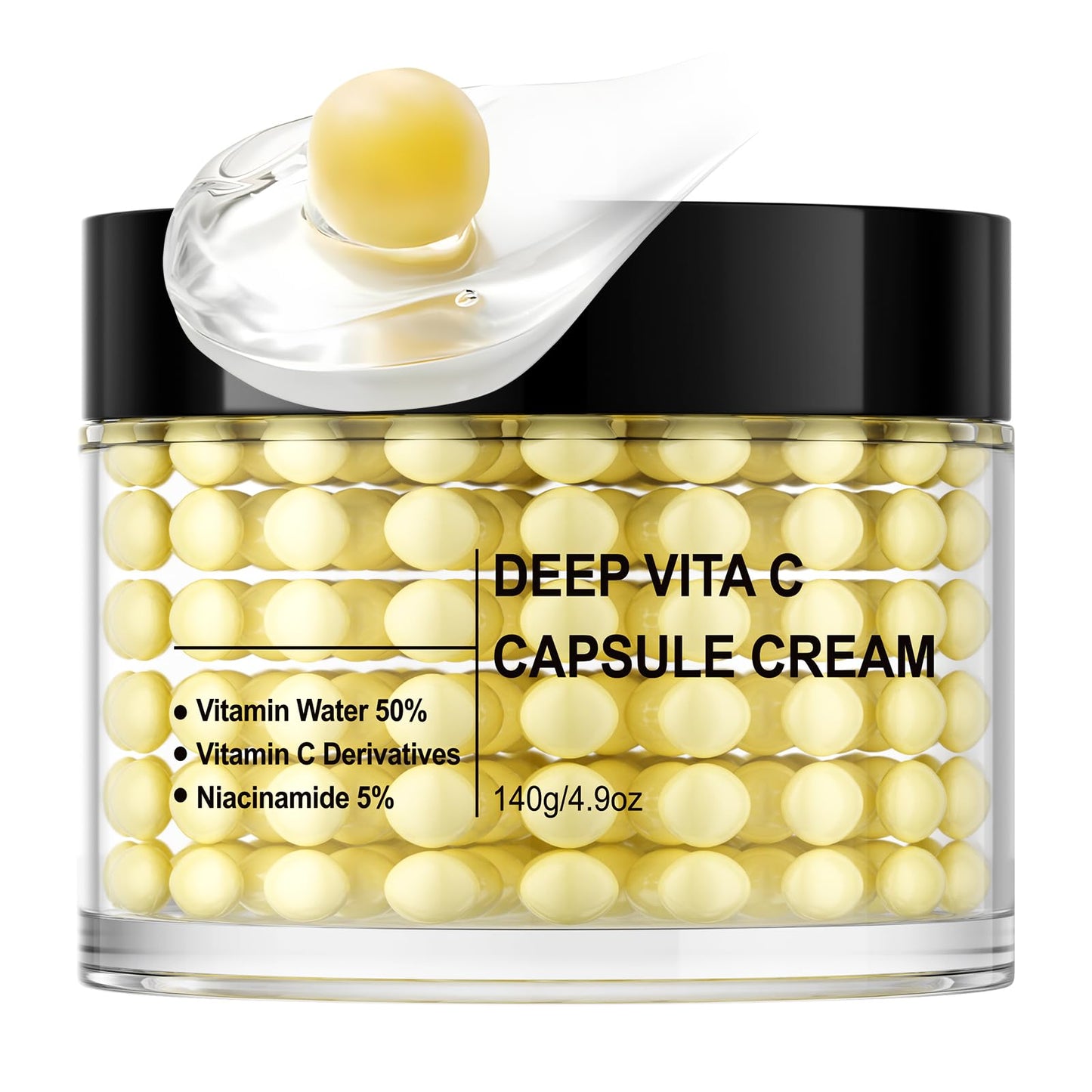 OUPEICHARM Deep Vitamin C Capsule Face Cream,Moisturizer Capsule Facial Cream,Hydrating Night Face Cream Skincare 4.9 OZ